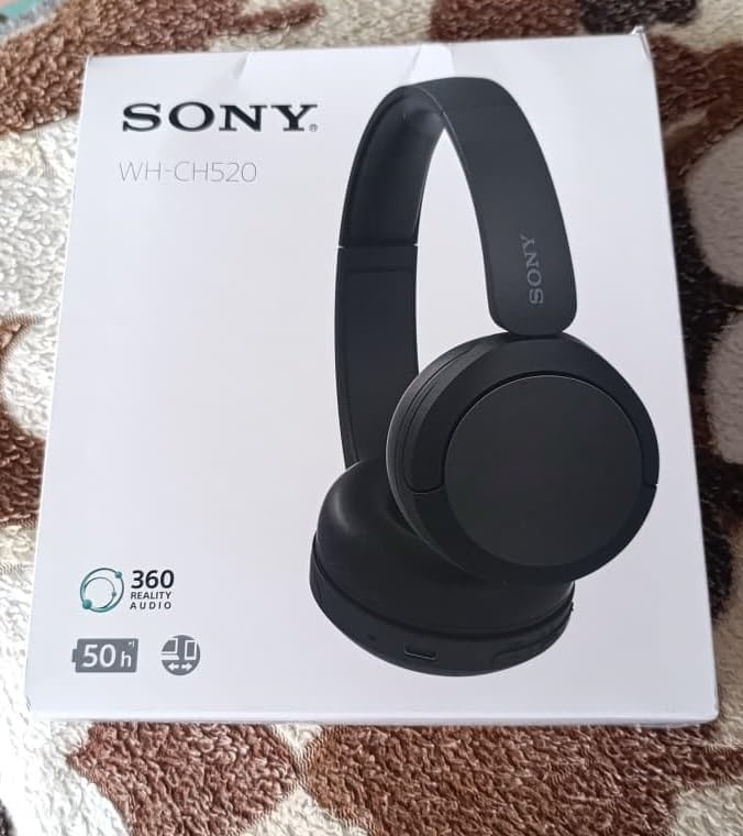 Sony WH-CH520 Wireless On-Ear Bluetooth Headphones with Mic, Cappuccino | Comfortable Lightweight Design, Up to 50 Hrs Battery with Quick Charging, Multipoint Connection, Clear Calls, Swivel design customer photo 2