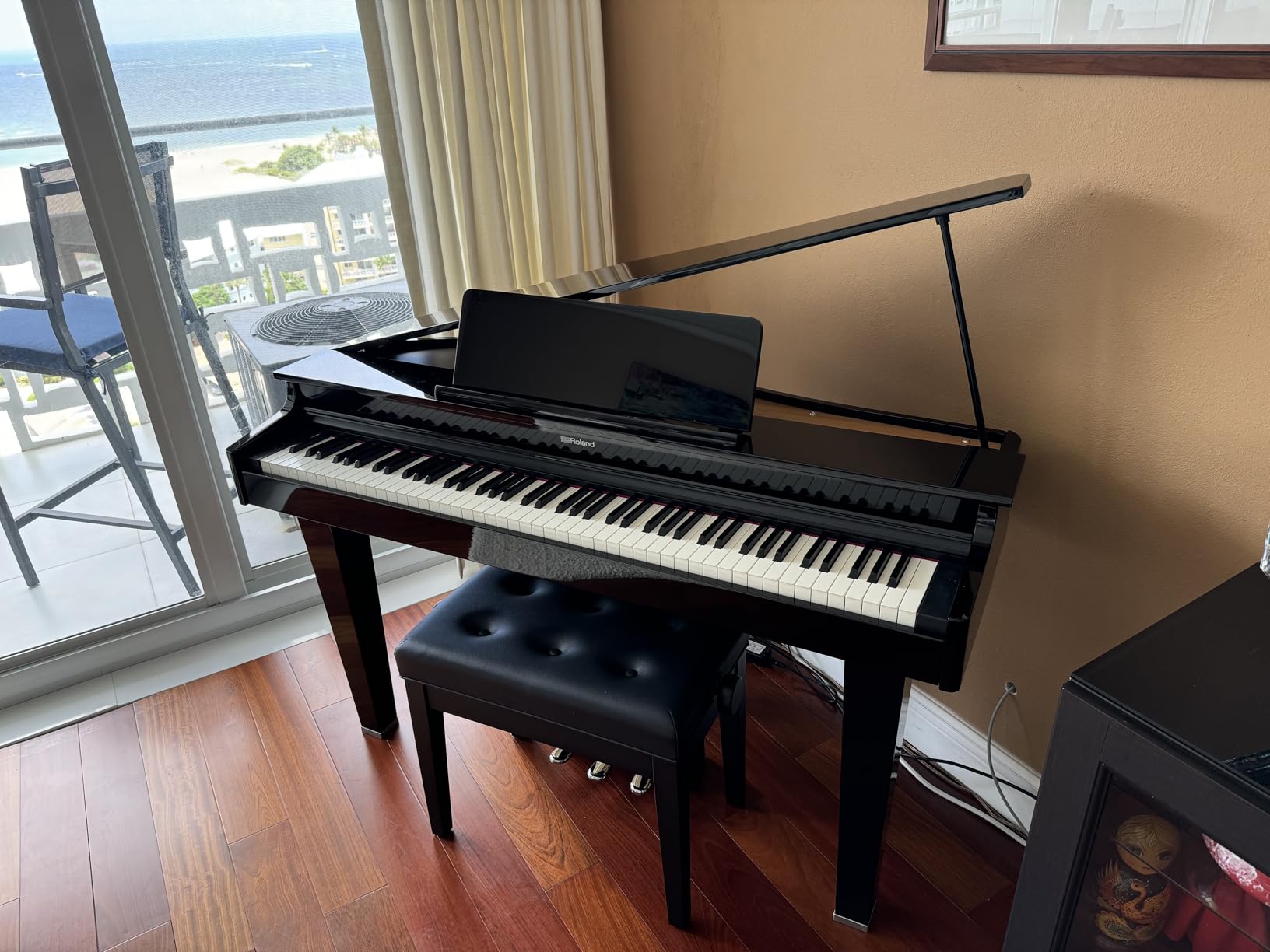 Roland GP-3 Digital Piano | Low-Profile Grand Piano with a Space-Saving Footprint | Premium Roland Piano Technologies | Authentic Tone and Touch | Immersive Sound | Onboard Bluetooth® & More customer photo 2