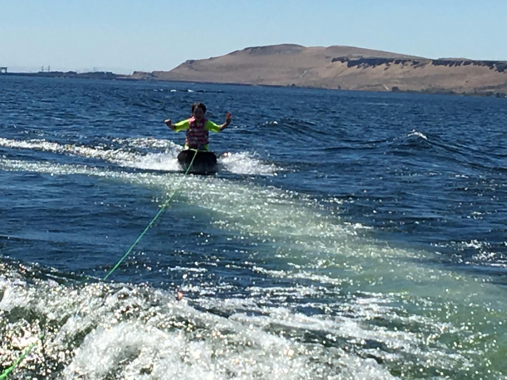 O'Brien Radica Towable Kneeboard for Watersports, Blue customer photo 2