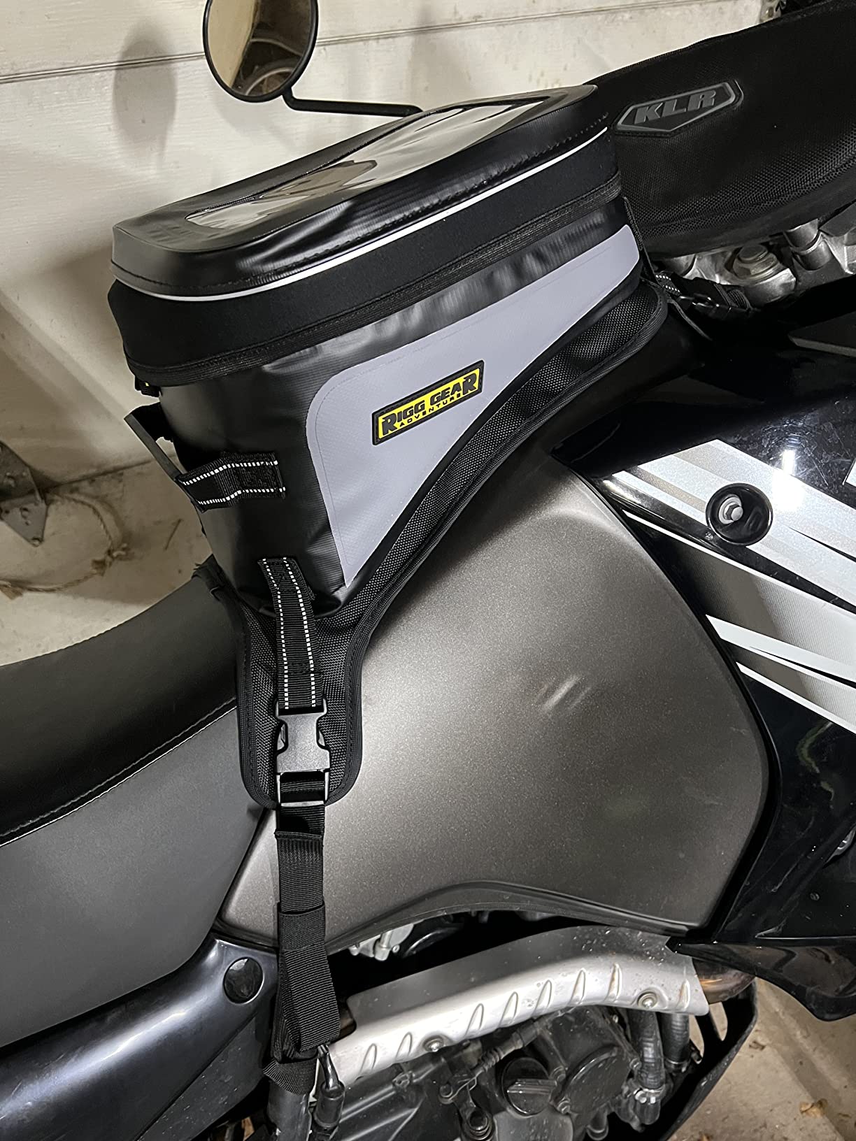 Nelson-Rigg Waterproof Hurricane Adventure Tank Bag, fits Most Honda Yamaha Kawasaki Adventure Bikes Black customer photo 1