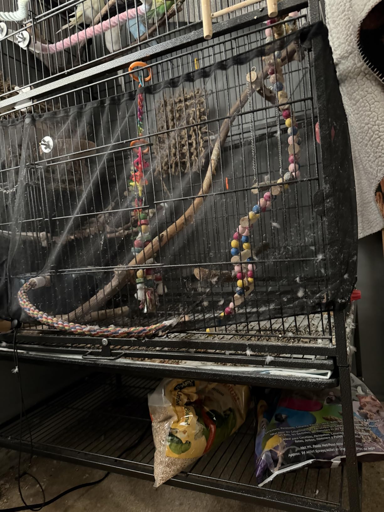 Yaheetech 60.5 inch Extra Large Bird Cage Metal Parrot Cage Flight Cage for Cockatiels African Grey Quaker Green Cheek Sun Conure Medium Birds Parrots customer photo 1