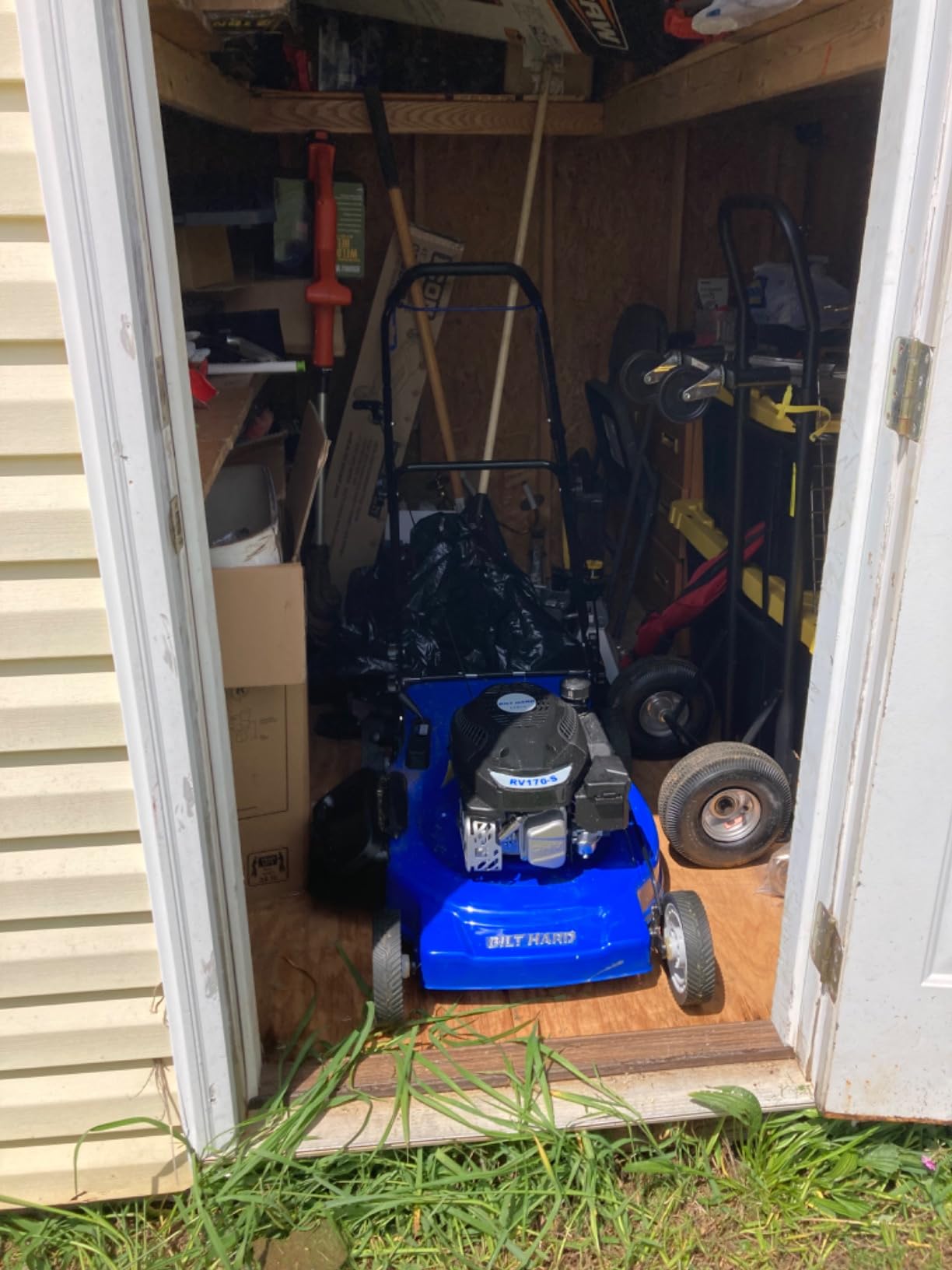 BILT HARD 21 Inch Lawn Mower Gas Powered, 4-Cycle 144cc Engine, 3-in-1 Push Lawnmower with Bagging, Mulching & Side Discharge, Adjustable 8-Positions Cutting Height, Easy Start customer photo 2