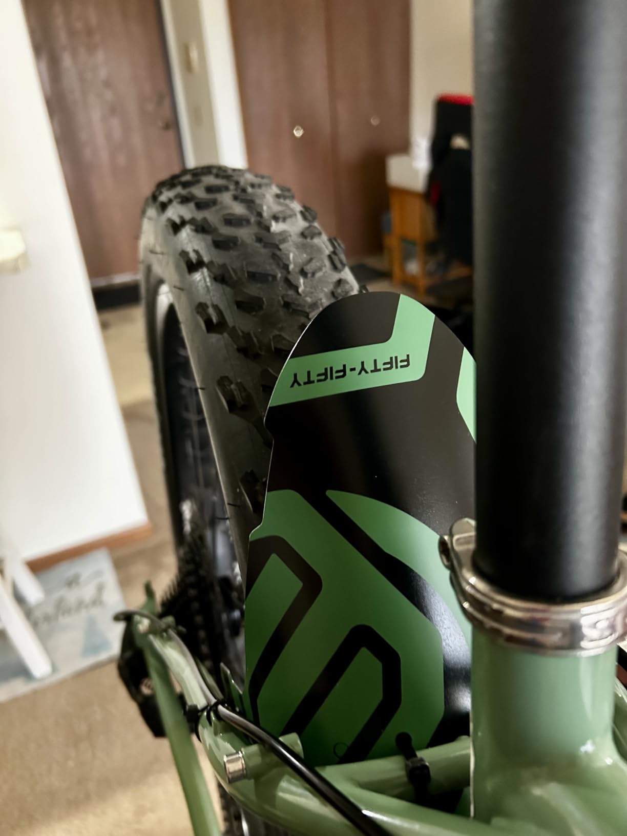 FIFTY-FIFTY Mountain Bike Fender, MTB Mudguard, Front and Rear Compatible | Fits 26