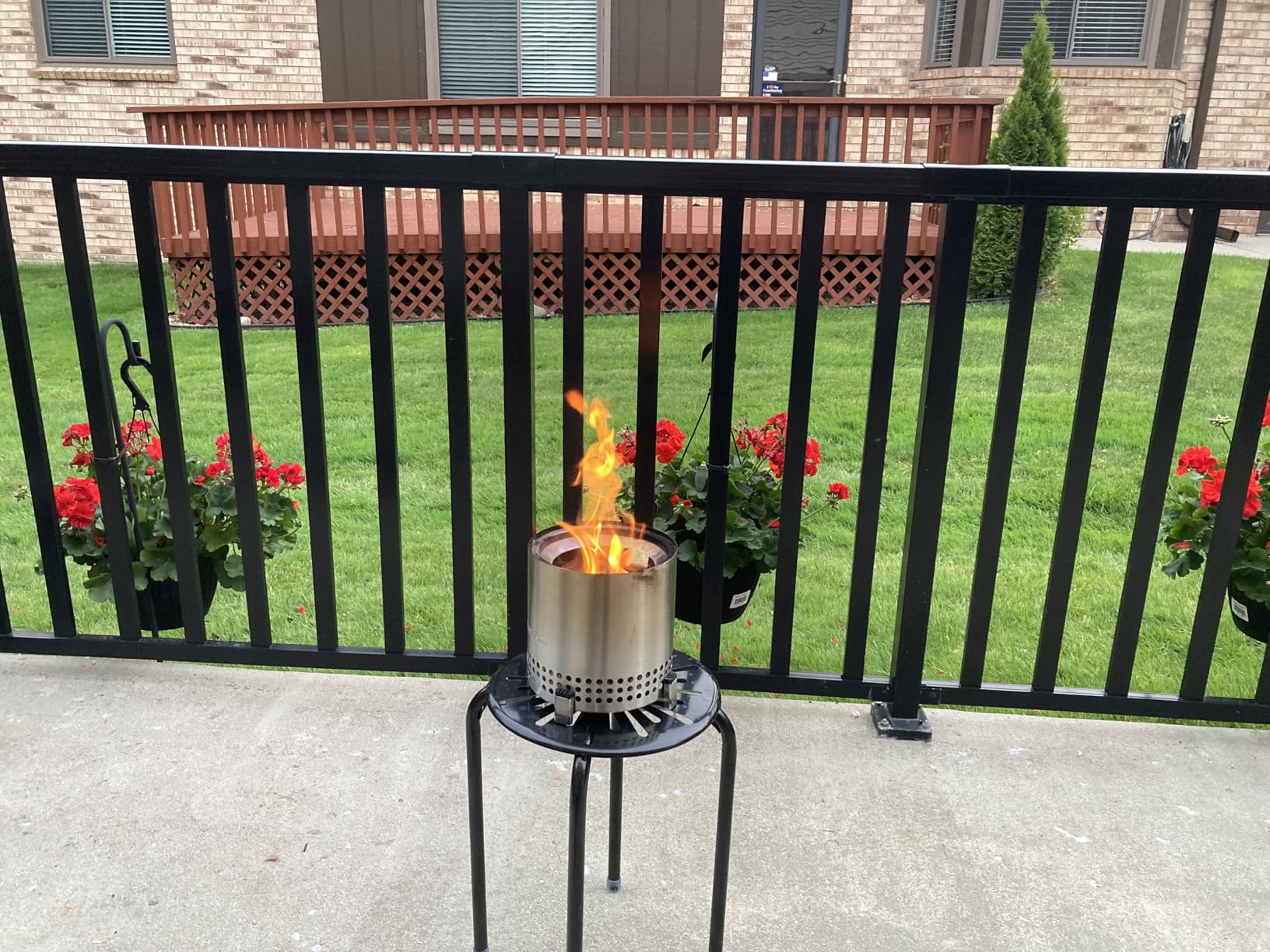 Solo Stove Mesa XL, 7 Inch Tabletop Fire Pit with Stand - Smokeless, Stainless Steel Fire Pit for Camping, Outdoor & Patio - Wood Burning or Pellet Fueled Portable Bonfire customer photo 1