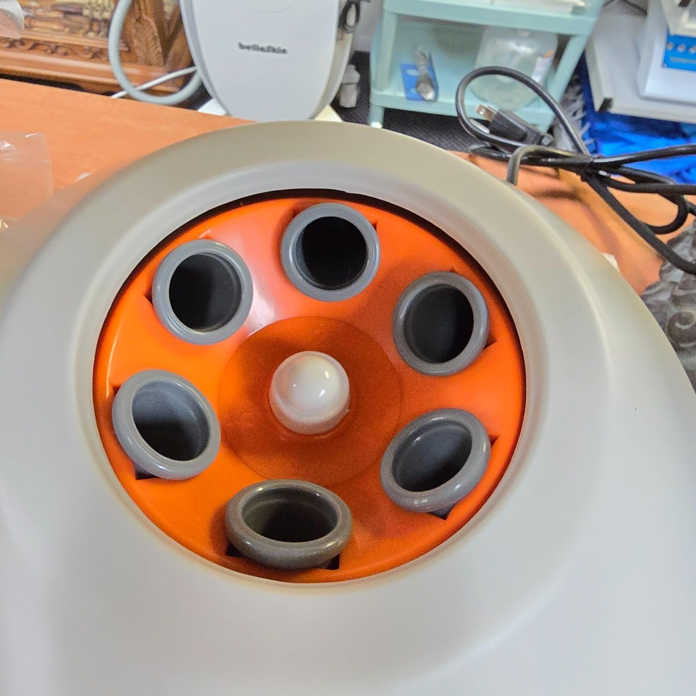 Mxmoonant Centrifuge Machine, 15mlX6 Lab Benchtop PRP Centrifuges | 300-4000RPM Speed Control, 0-100Min Timer, LCD Digital Display, Time & Speed Control, Easy Operation, 1953xg, 110V customer photo 2