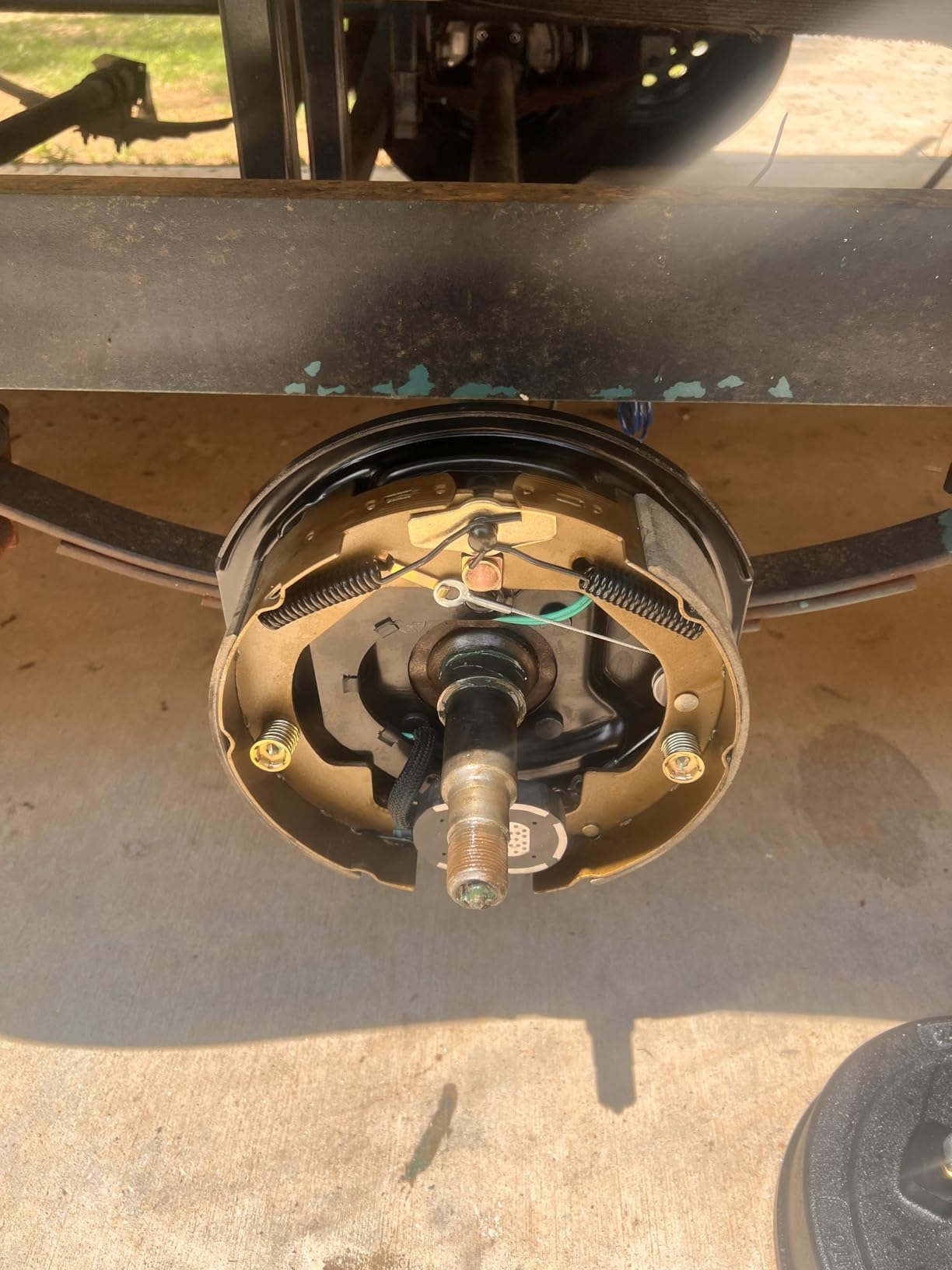 Trailer Axle Electric Brake Kit, Pair of 5-Hole, 4.5