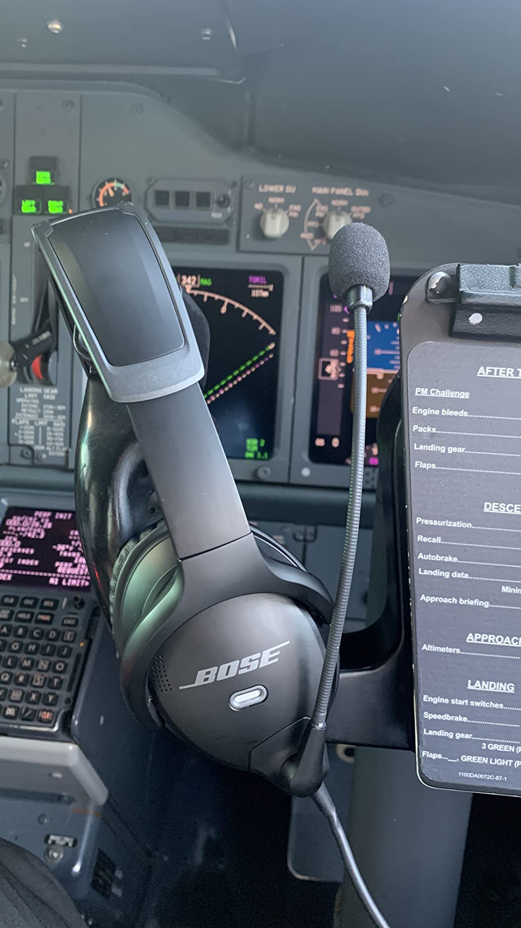 Bose A30 Bluetooth Aviation Headset - Lightweight Comfortable Design, Adjustable ANR and Noise Cancelling Microphone, [Dual Plug] - Black customer photo 2