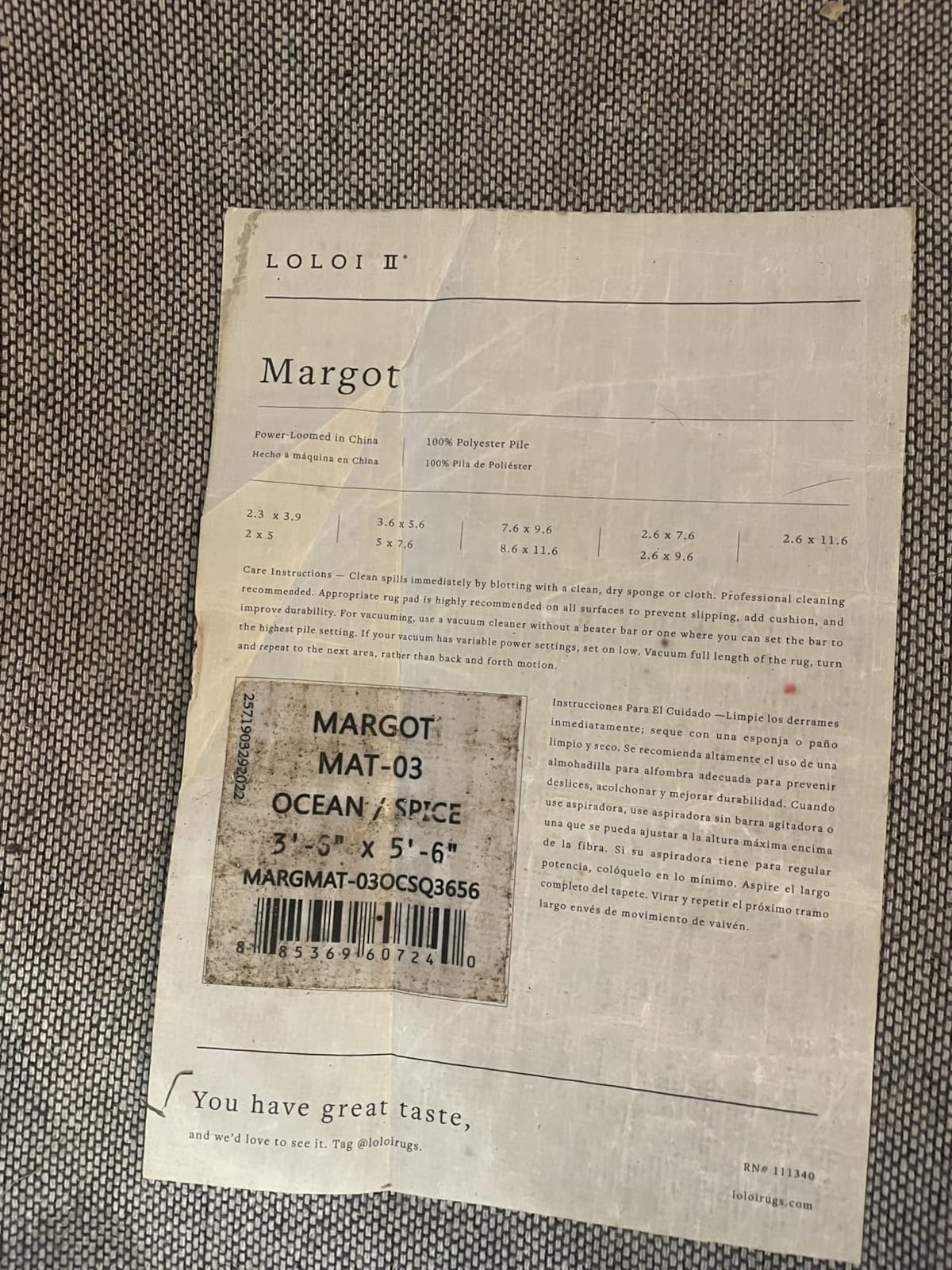Magnolia Home Millie Silver/Dove 7'-10