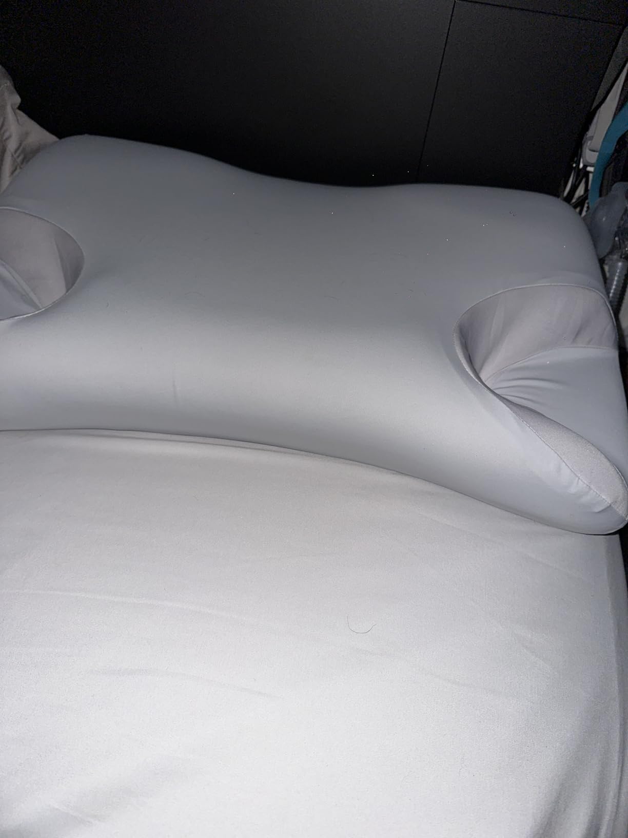 IKSTAR CPAP Pillow for Side Sleeper, Sleep Apnea Pillow for Sleeping, CPAP Nasal Pillows Suit for All CPAP Masks User, Cervical Memory Foam Neck Support Pillow Relief Neck Pain for Side Back Sleepers customer photo 2