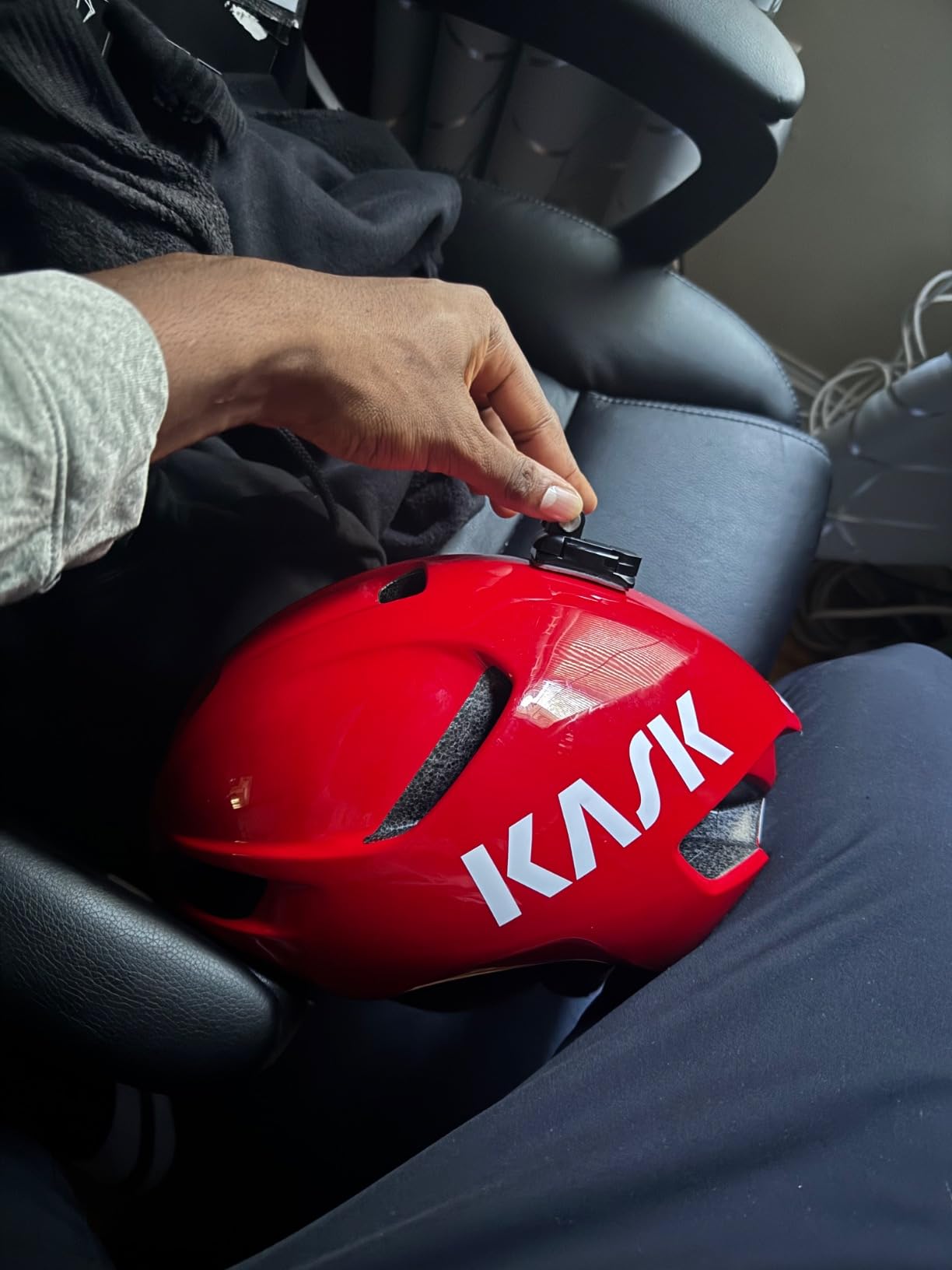Kask Utopia Y Bike Helmet I Aerodynamic, Road Cycling & Triathlon Helmet for Speed customer photo 1