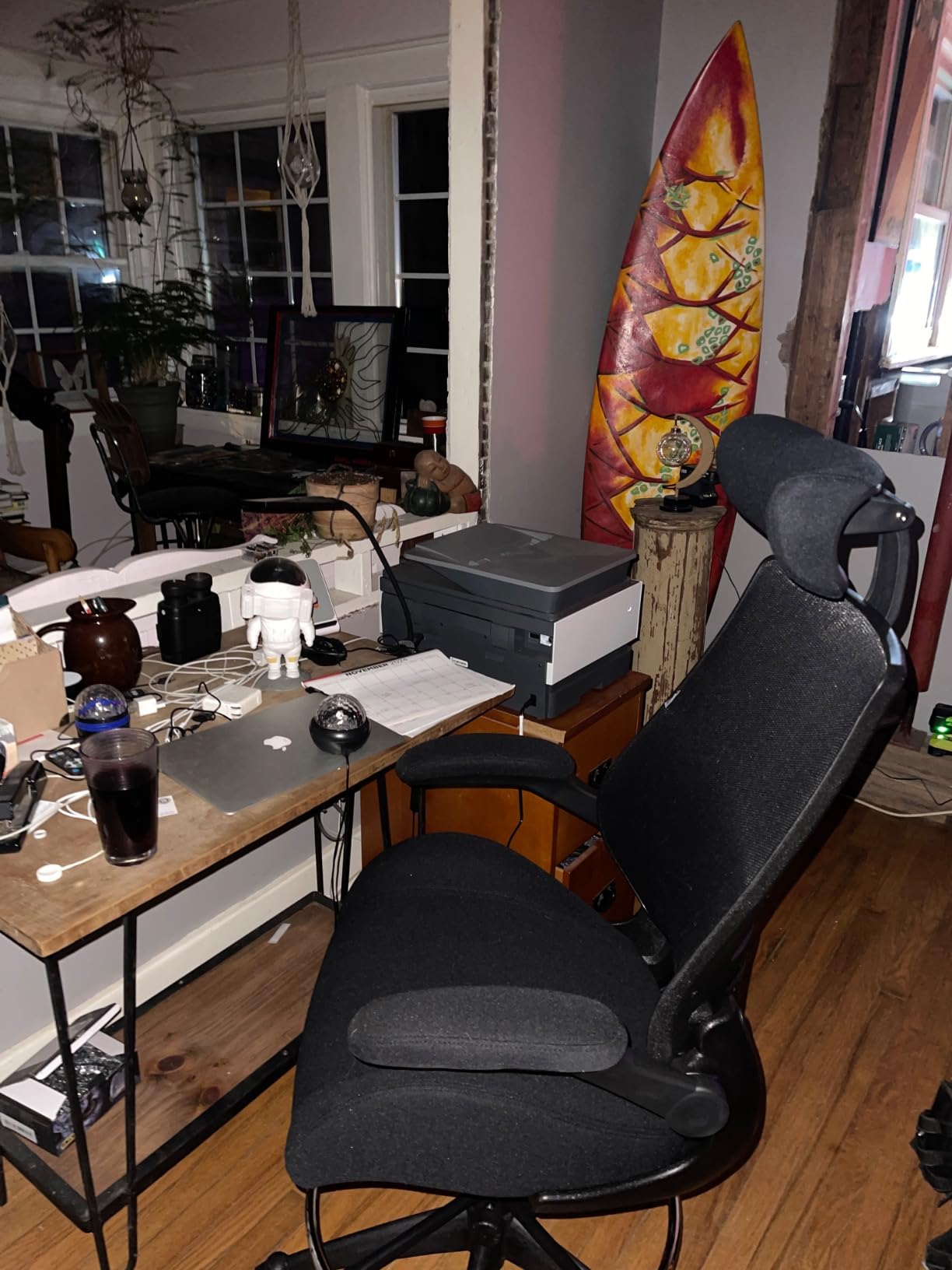 BOLISS Drafting Tall Office Chair 400lbs High Back Standing Desk Chair with Comfortable Wide Chair with Flip up Armrests, Adjustable Headrest, Molded Foam Seat, Lumbar Cushion, Adjustable Big FootRing customer photo 2