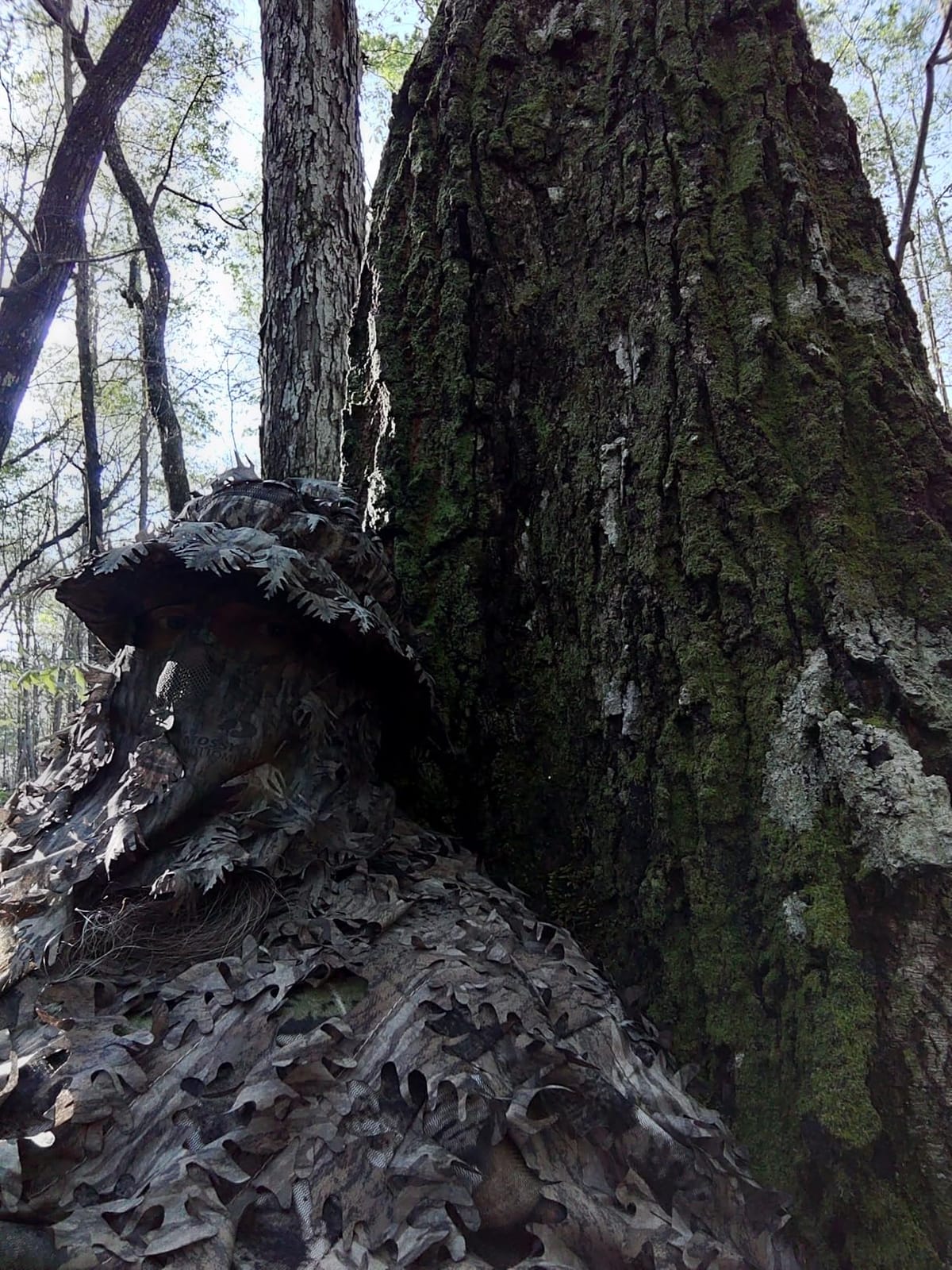 Mossy Oak 3D Leafy Camo Ghillie Suit - Breathable Quiet Mesh, Snaps and Zippered Pockets for Turkey Hunting customer photo 2