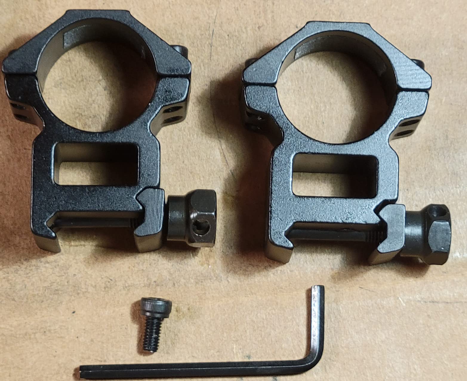 1'' Scope Rings, 2Pcs High Profile or 2Pcs Medium Profile 1 Inch Scope Mount Rings for Picatinny Rail customer photo 1