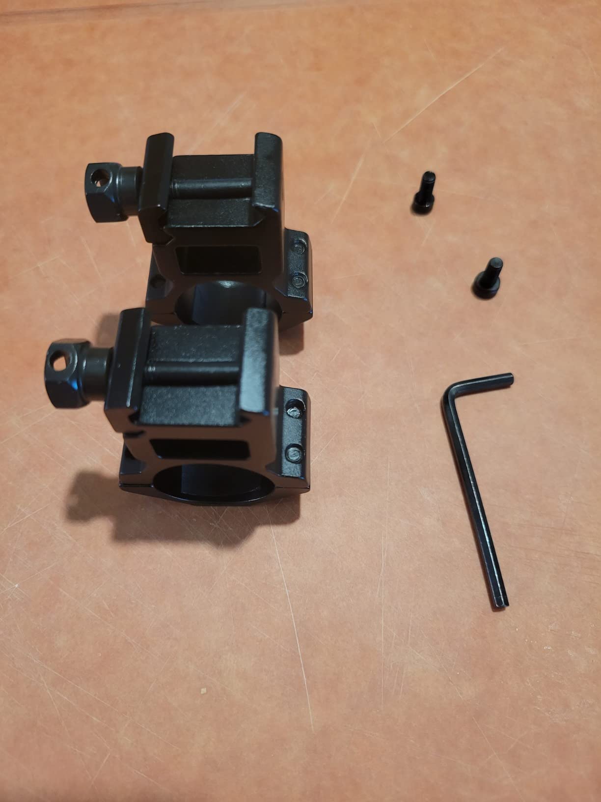 1'' Scope Rings, 2Pcs High Profile or 2Pcs Medium Profile 1 Inch Scope Mount Rings for Picatinny Rail customer photo 2
