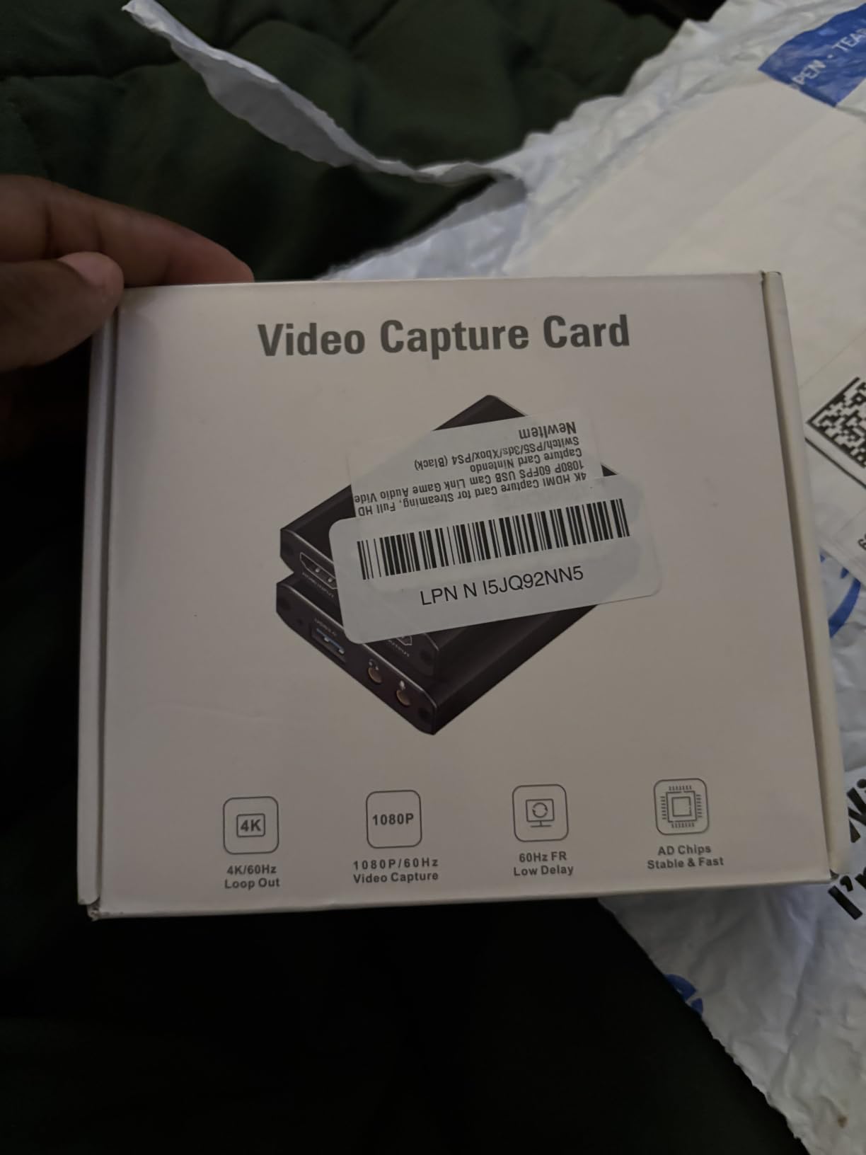 Capture Card 4K HDMI Video Streaming to USB 3.0 1080P 60FPS Capture Device | Audio Video Capture, 4K HDMI Loop-Out, Work for PS5/PS4/Switch/Xbox/PC/Camera/OBS, Game Screen Recorder Streaming Equipment customer photo 2