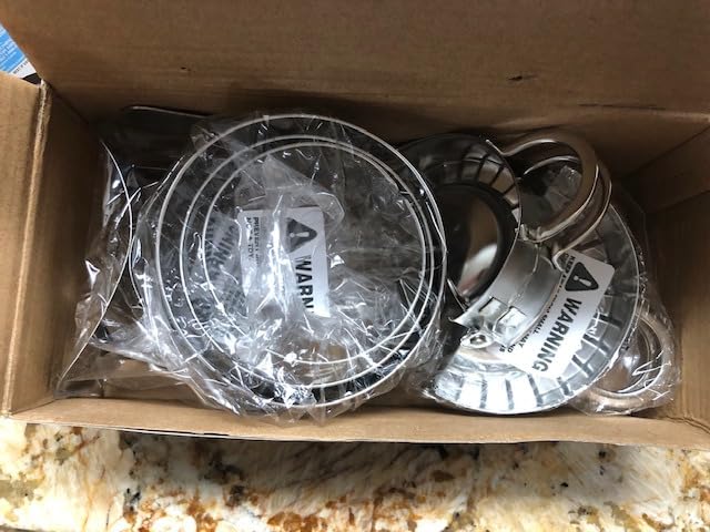 Dumpling Maker Set 7 Piece - Stainless Steel Dumpling Press Kit with Dough Cutter Rings, Empanada Mold & Filling Spoon - DIY Dumpling Maker Tool Set for Gyoza, Pierogi, Ravioli customer photo 2