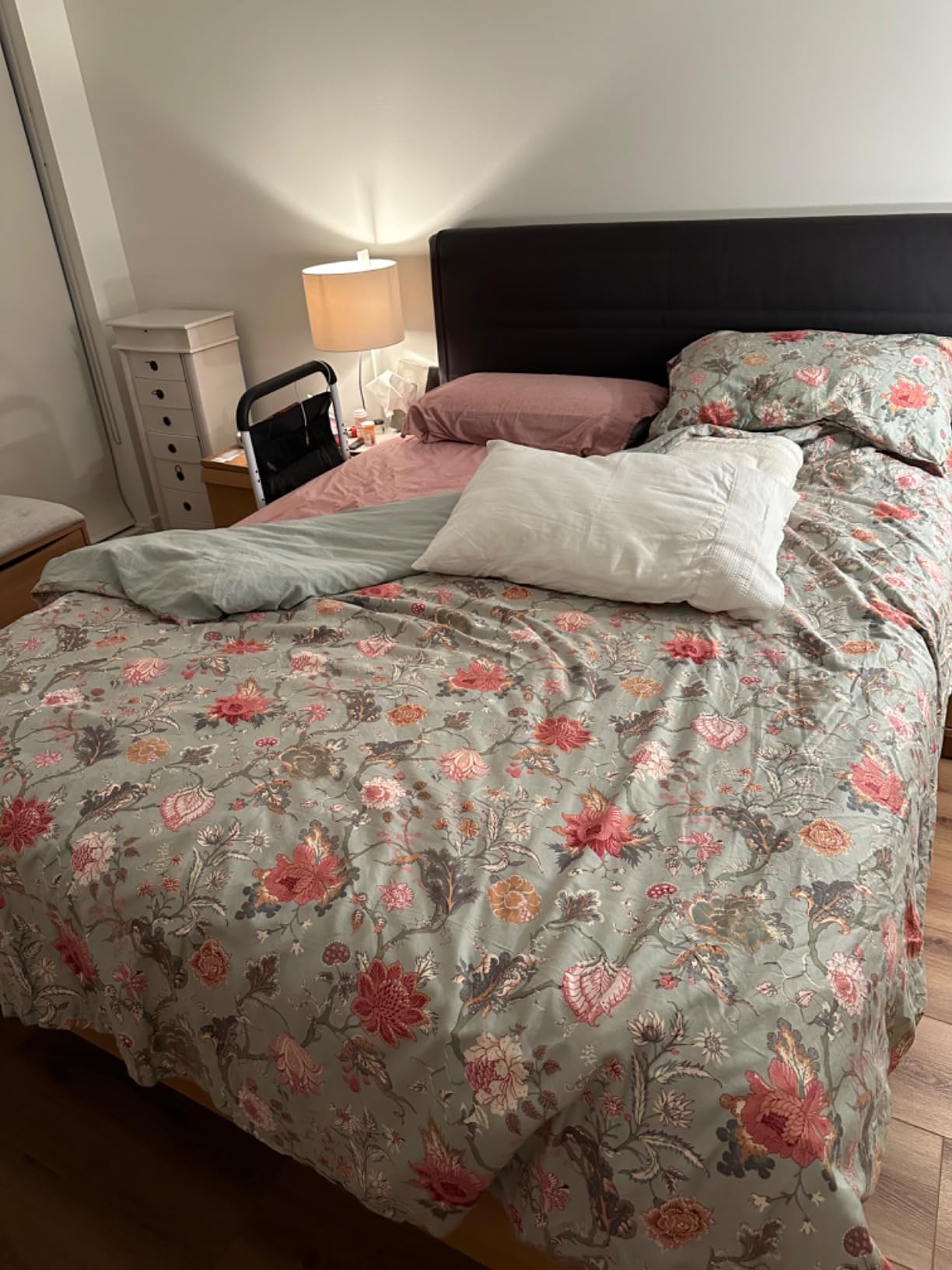 KingPavonini Bed Rails for Elderly Adults Safety, 380 LBS, Model BM03-1 | ASTM Approved, 2026 Upgraded Adjustable Bed Cane, Non-Slip Ergonomic Handle & Storage Bag, Tool-Free customer photo 1