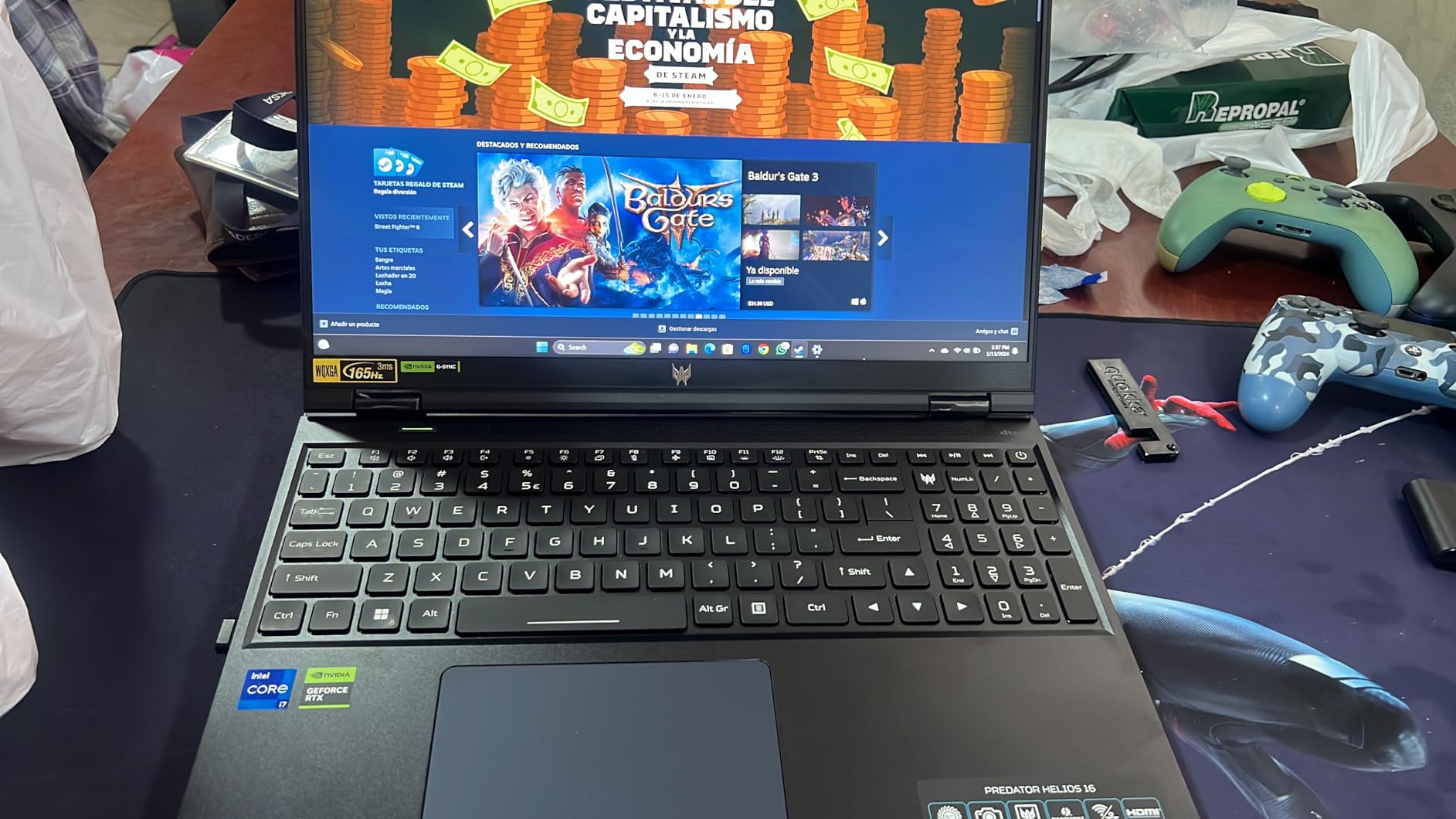 Acer Predator Helios 16 Gaming Laptop, 13th Gen Intel Core i7-13700HX, NVIDIA GeForce RTX 4060, 16