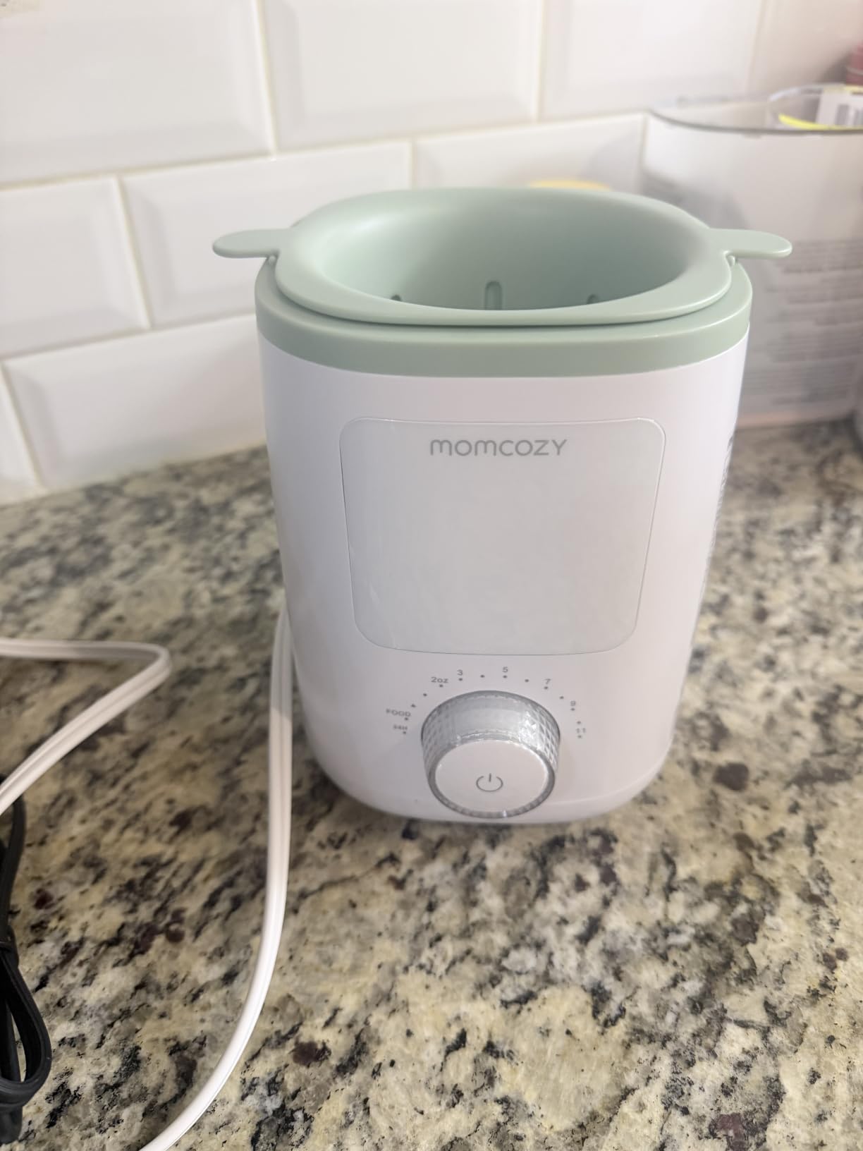 Momcozy Baby Bottle Warmer for Breast Milk Formula Food, Fullest Nutrients Preserved, Fast Heat, Night Light for Nighttime Breastfeeding, One-Touch Easy Use, Newborn Essentials Supplies Gift for Mom customer photo 2