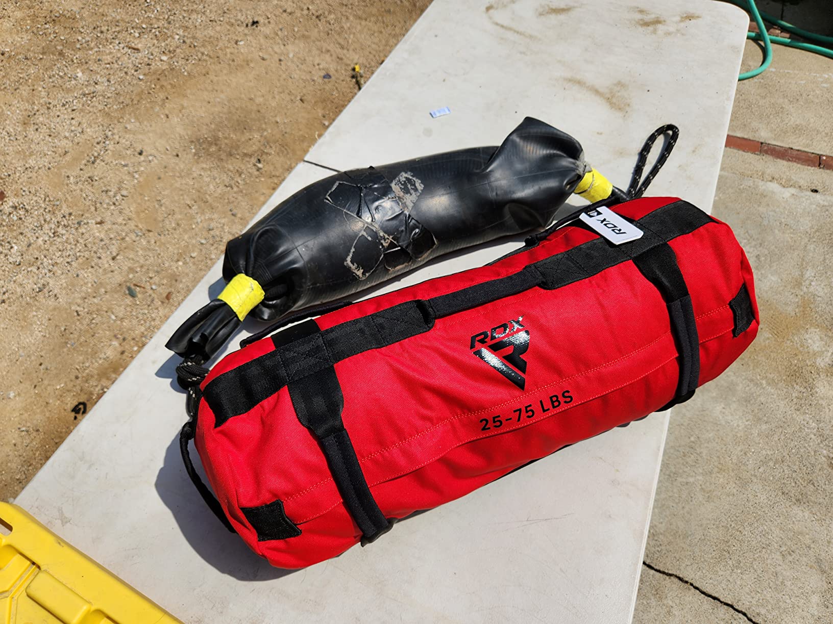 RDX Sandbag for Fitness Weights Training, Unfilled Power Bags with Handles, 5-200 LBs Adjustable Weighted Slam Bag customer photo 1