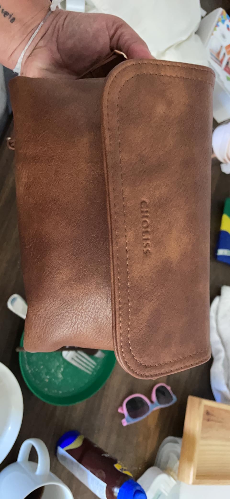 CHOLISS Small Crossbody Bags for Women, Vegan Leather Cell Phone Purse, Mini Travel Purse with Adjustable Strap Womens Gifts customer photo 2