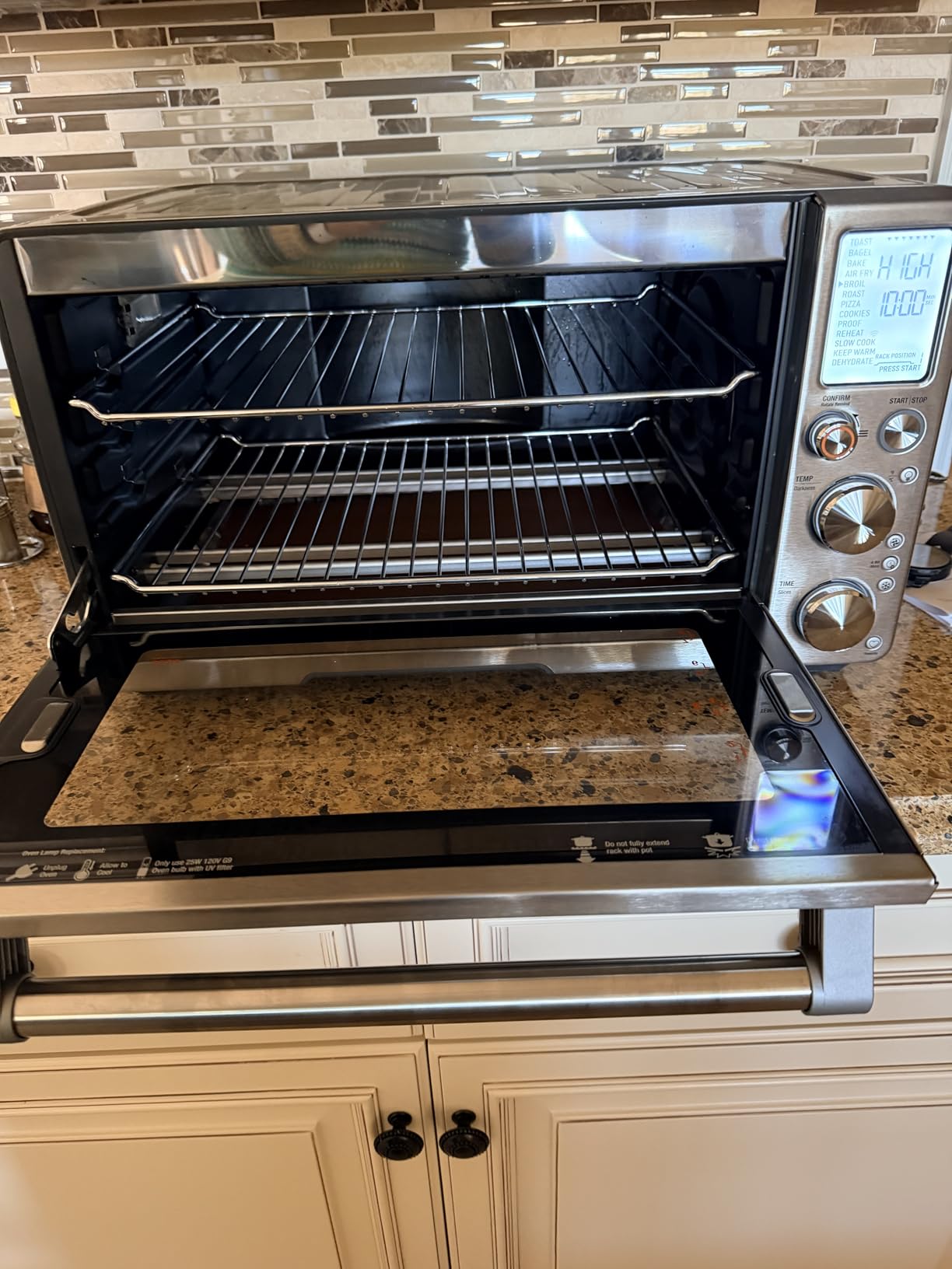 Breville BOV950BST Joule Oven Air Fryer Pro, Black Stainless Steel | Enjoy precisely cooked foods with connected countertop oven's 13 pre-set smart cooking functions | Voice activation customer photo 2
