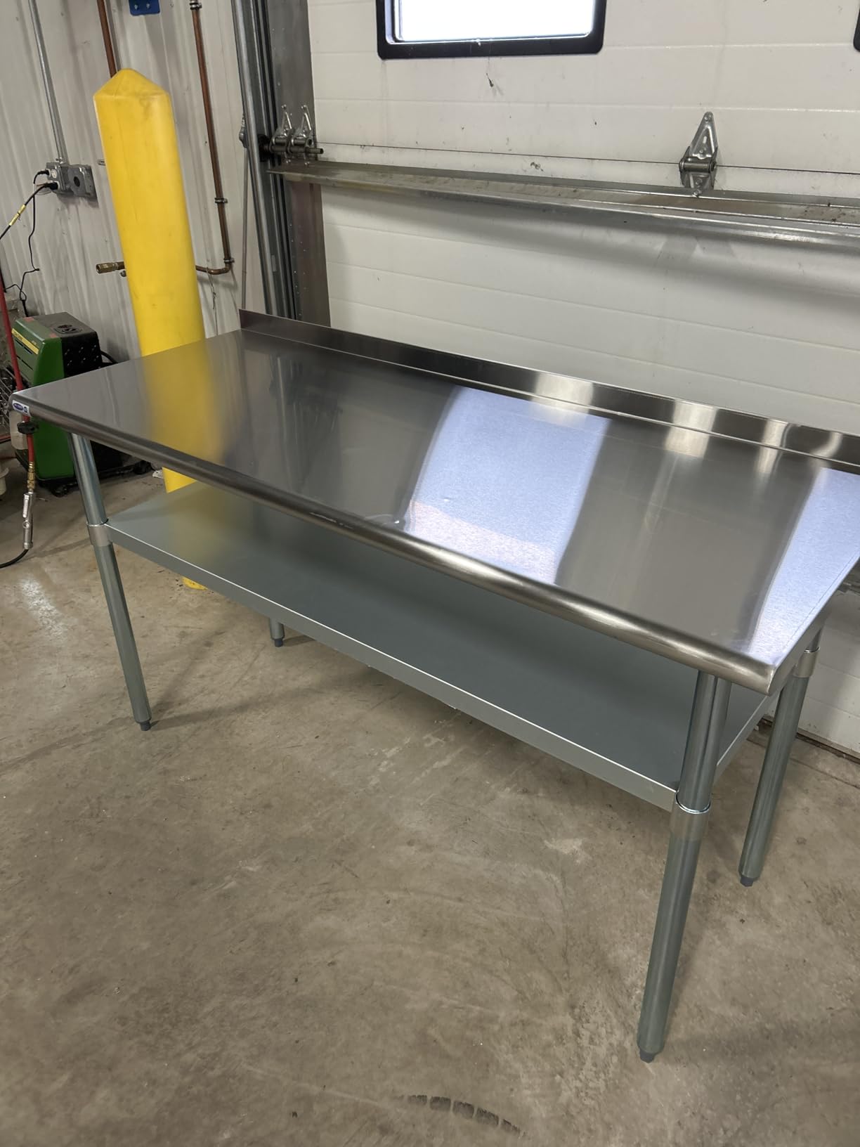 HARDURA Stainless Steel Prep & Work Table 24 x 60 Inches Backsplash | NSF, Heavy Duty Commercial, Undershelf , for Restaurant Kitchen Home and Hotel customer photo 2