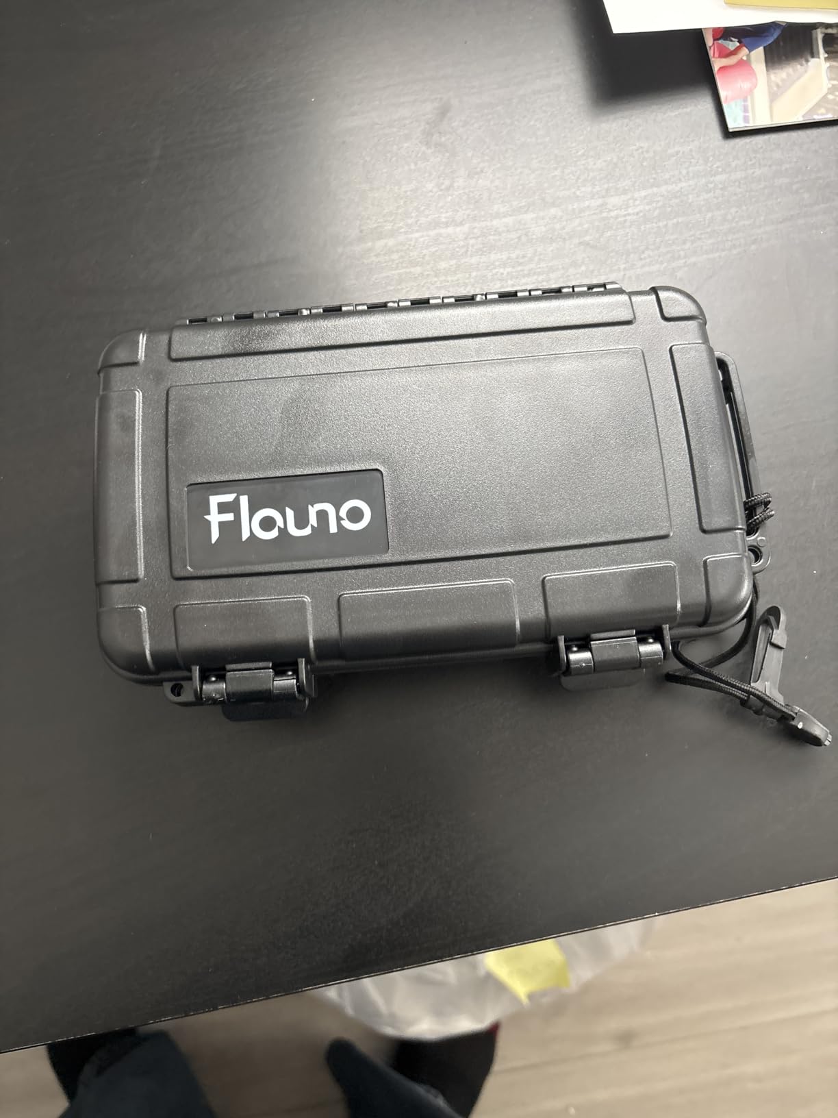 Flauno Travel Cigar Humidor Case - Portable Cigar Box with Humidifier Disc & Cigar Cutter | Waterproof | Airtight | Durable (Holds up to 10 Cigars) customer photo 2