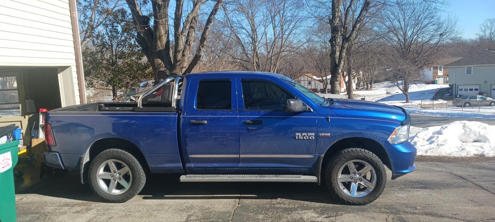 SYHVU Stainless Steel Roll Bar for Truck, Adjustable Truck Bed Sport Bar Chase Rack for Full-Size Pickups, Compatible with Ford F-150, Chevy Silverado 1500, GMC Sierra 1500, Ram 1500, Tundra, Titan customer photo 1