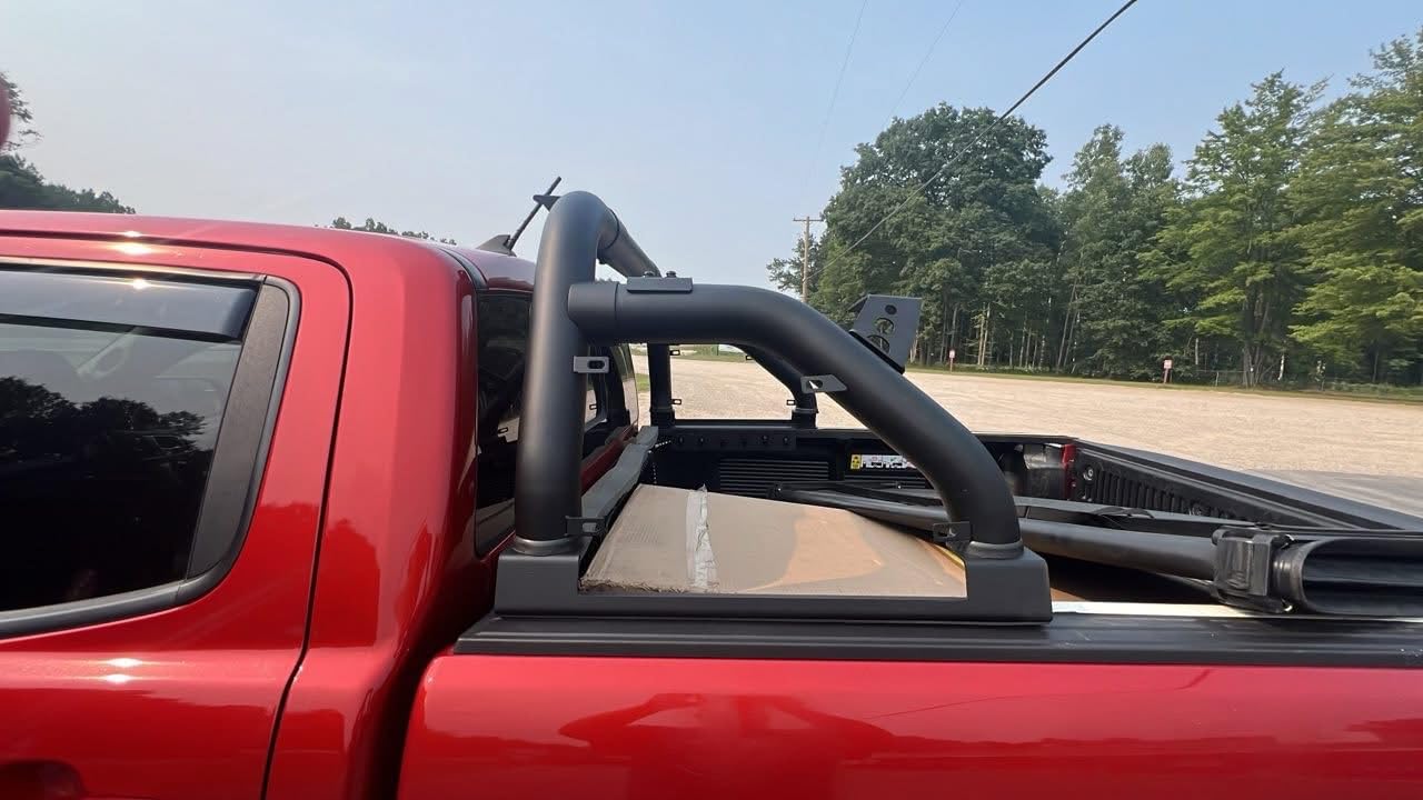 SYHVU Roll Bar for Truck with Cargo Basket, Heavy Duty Chase Rack Fit for Mid-Size Pickups, Compatible with Tacoma, Colorado, Canyon, Ranger, Frontier, Gladiator, Universal Truck Bed Sport Bar Rack customer photo 1