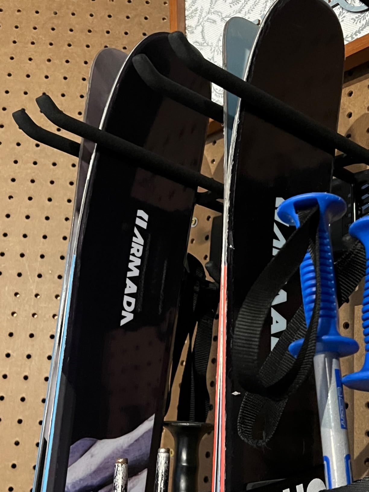 Ultrawall Ski Rack, Wall Mounted Ski Storage Rack, Garage Skis Holder customer photo 1