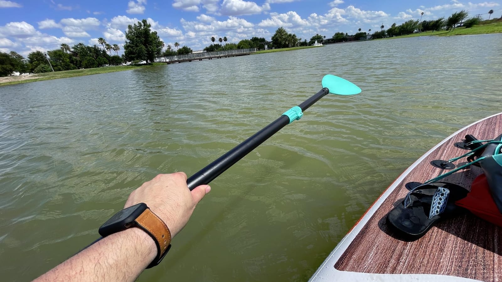 niphean 3/4-Piece Kayak Paddle, Adjustable Paddle Board Paddles, SUP Paddle | Lightweight and Durable, Detachable Stand Up Paddle Board Accessories Oars with Aluminum Alloy Shaft and Fiberglass Blade customer photo 2