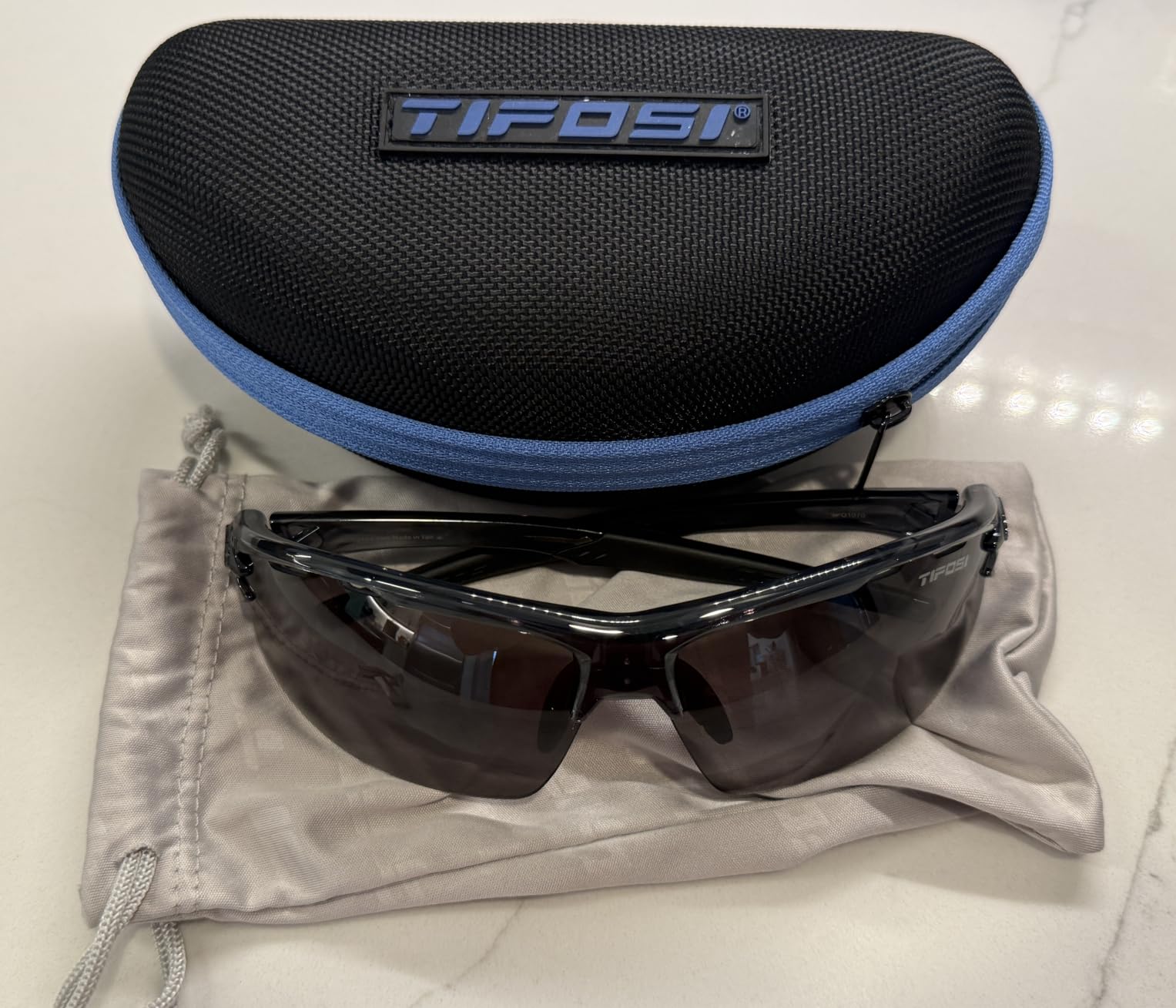 Tifosi Rivet Half-Frame Sunglasses - Cycling, Golf, Running & Pickleball | 100% UVA/UVB, shatterproof polycarbonate customer photo 1