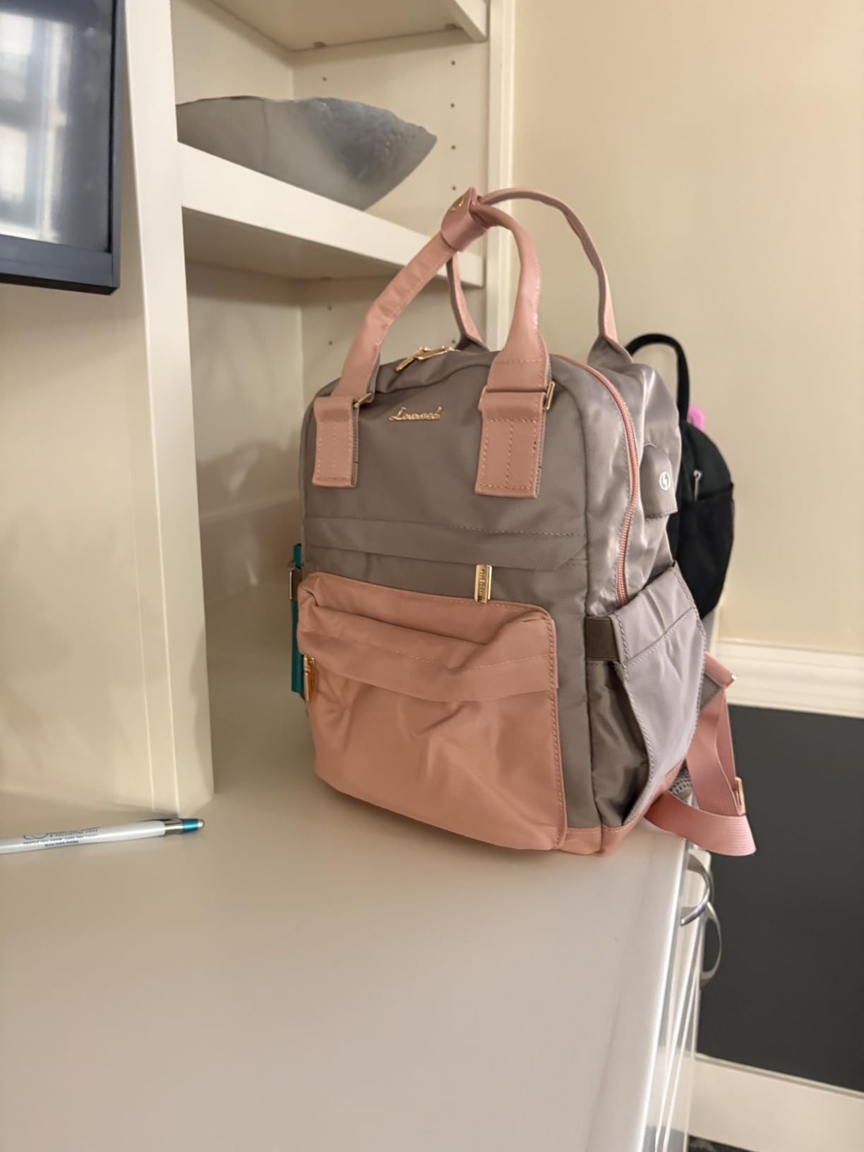 Mini Backpack for Women Girls Stylish Waterproof Backpack Purse with USB Port, Cute Daypack for School Travel Party customer photo 2