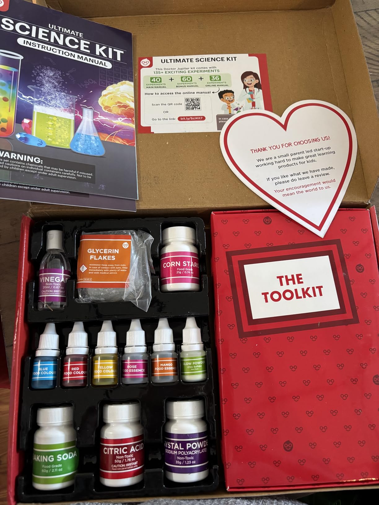 Doctor Jupiter Ultimate Science Experiments Kit for Kids Ages 8+ | Science Kits for Kids Ages 8-12, 135+ Experiments, Birthday Gift for Boys & Girls Ages 9,10,14, Learning & Educational Toy customer photo 1