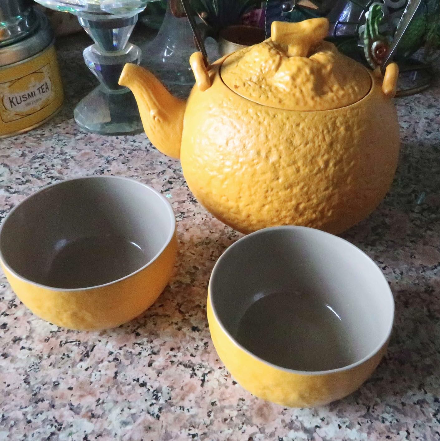 TEANAGOO Japanese Tea Set, Chinese Tea Sets, Porcelain Japanese Tea Cups, Chinese Gongfu Tea Set, Asian Tea Set for Adults, Japanese Teapot Set, 1 Teapot (700ml/25oz) + 4 Tea Cups (205ml/7.2oz), U2 customer photo 2