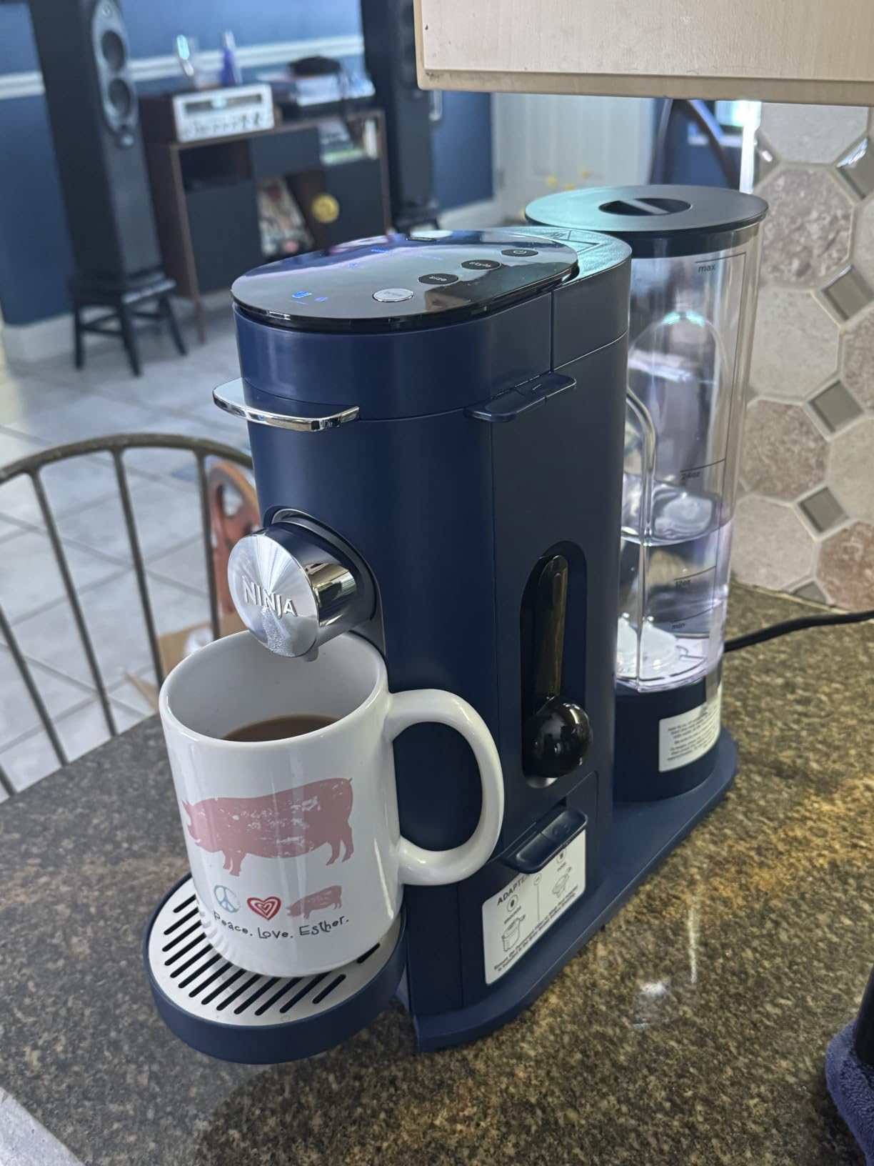 Ninja Pods & Grounds Iced Coffee Maker, K-Cup Pod Compatible, Stone PB041ST | Single-Serve, Brews Grounds, Compact Design, 56-oz. Reservoir, 6-oz. Cup to 24-oz. Travel Mug Brew Sizes customer photo 2