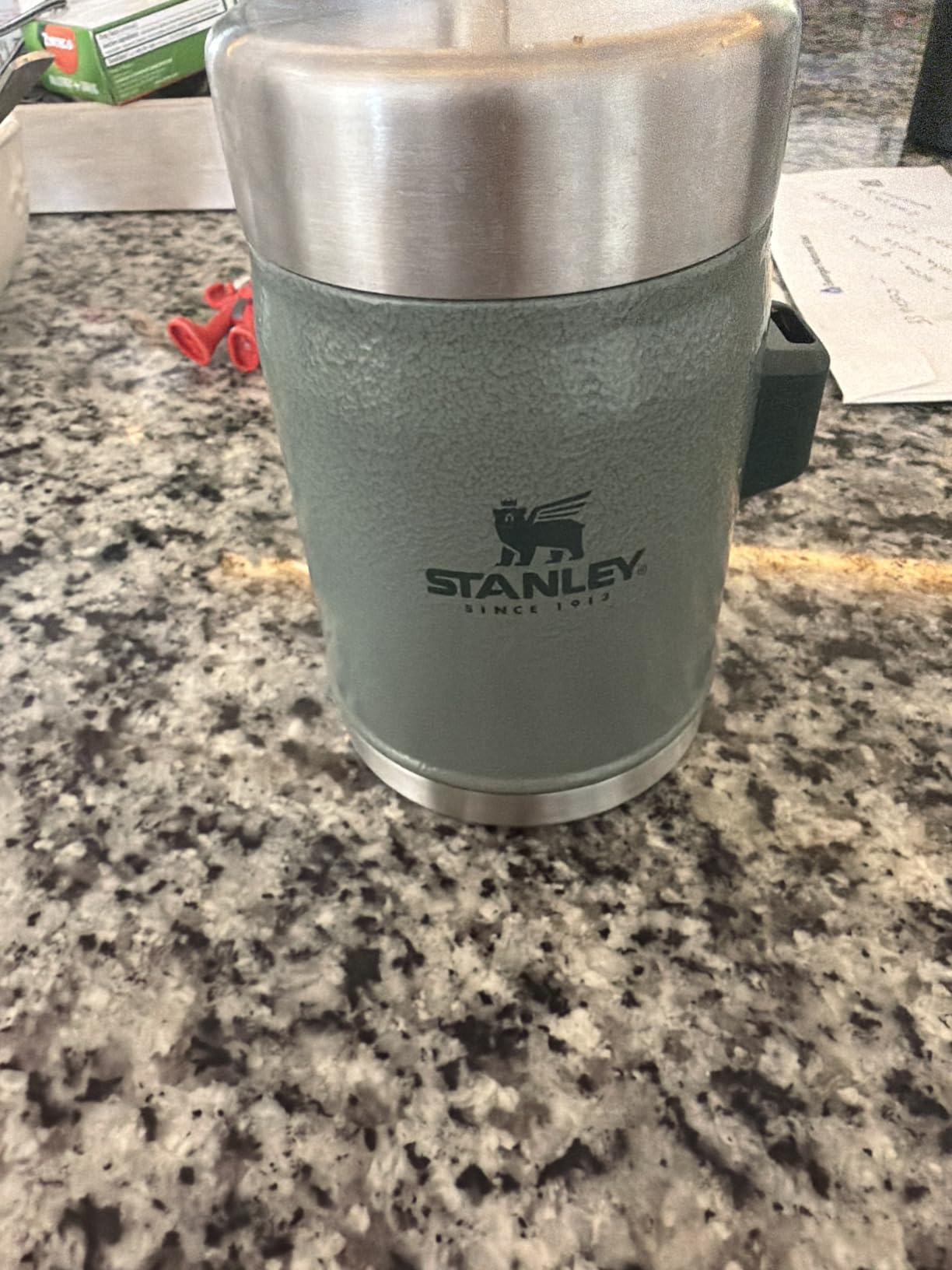 STANLEY Classic Food Jar and Spork | Vacuum Insulated Food Container | Wide Mouth Screw On Lid | Stainless Steel with Leakproof Lid customer photo 2