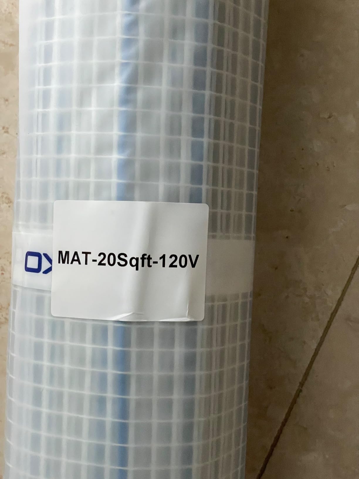 MAXKOSKO 15 sq ft Radiant Floor Heating Mat, Electric Heated In Floor Mat | 120V Under Floor Heating System for Tile, Stone & Laminate, Bathroom and Garage with Alarm customer photo 1