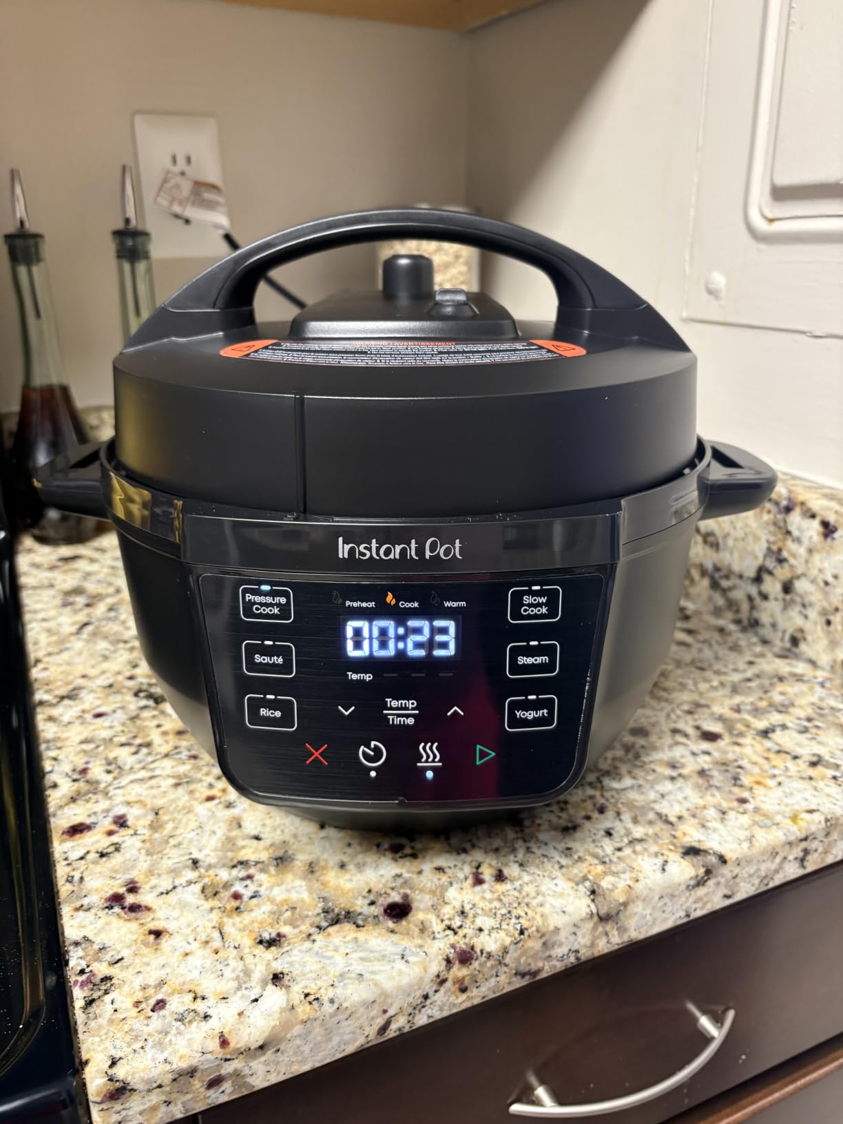 Instant Pot 7.5QT RIO Wide, 7-in-1 Electric Multi-Cooker, Pressure Cooker, Slow Cook, Rice, Steamer, Sauté, Yogurt & Warmer, Wide Base, Large Searing Base, WhisperQuiet Steam Release customer photo 1