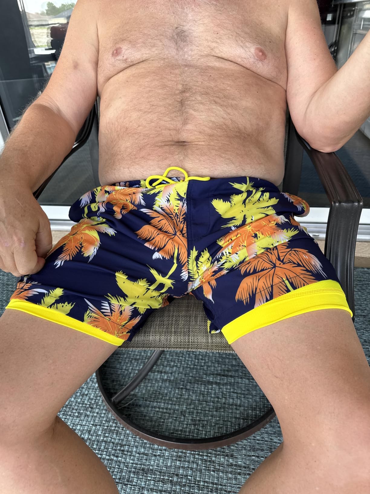SURF CUZ Mens Swim Trunks with Compression Liner Swim Shorts 7