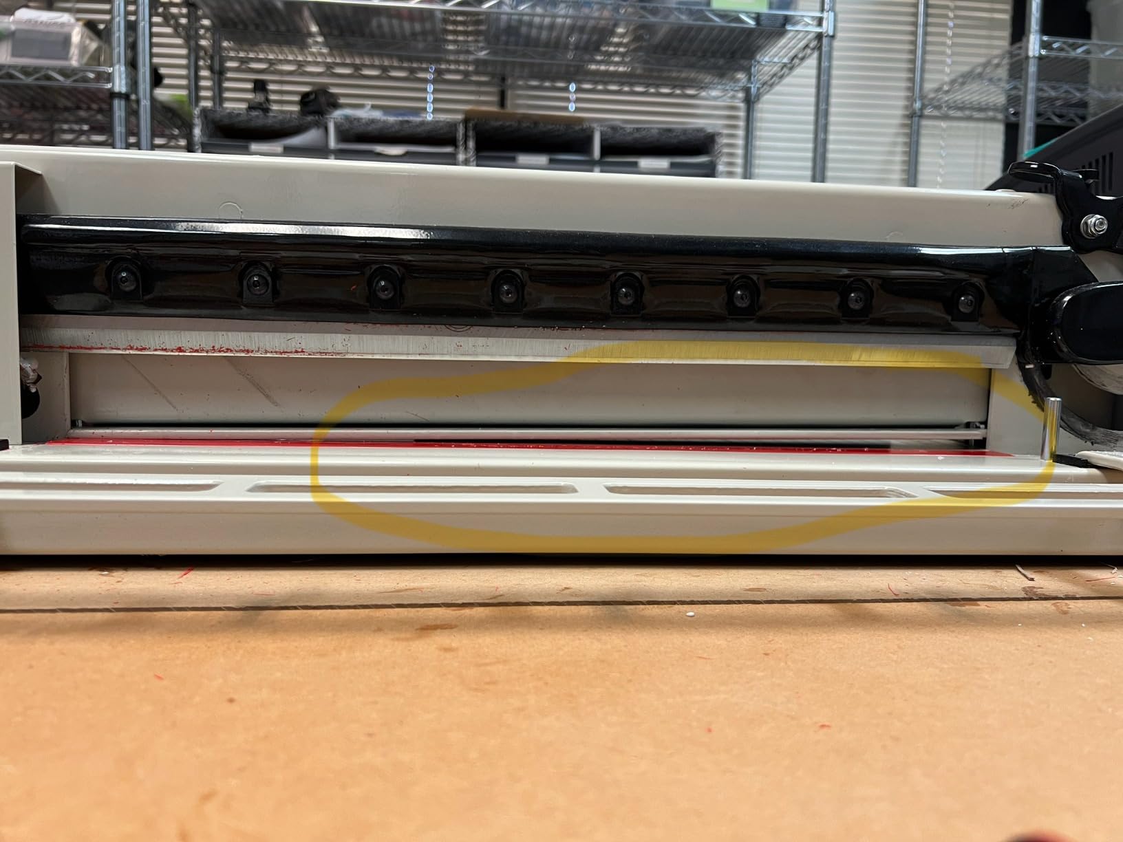 HFS(R) Heavy Duty Guillotine Paper Cutter 400 Sheet Capacity | Solid Steel Construction customer photo 2