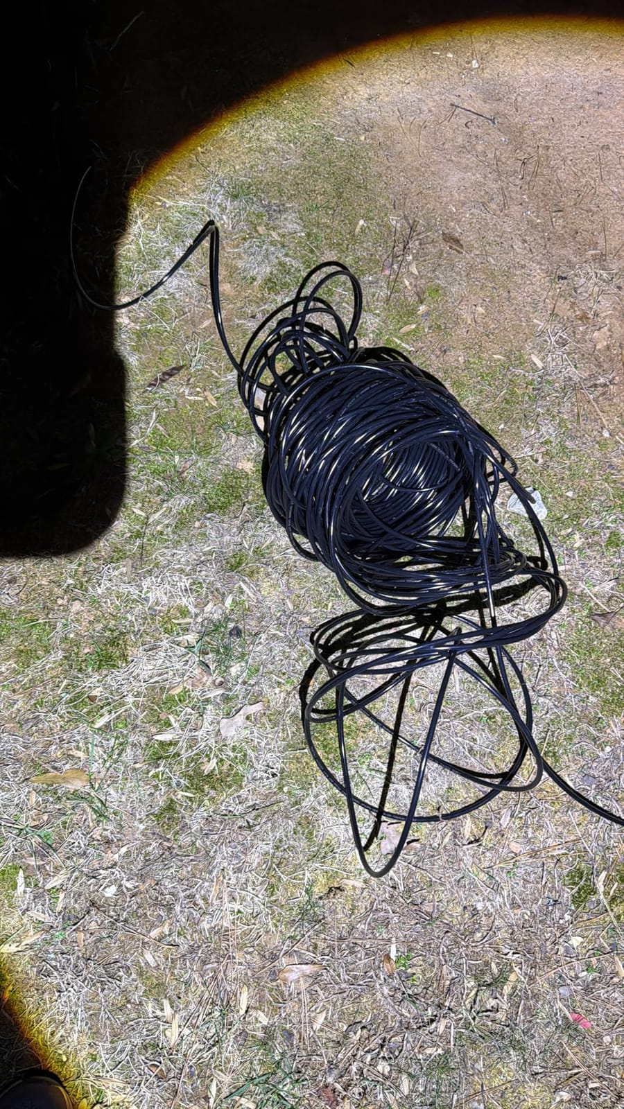 Cat 6 Outdoor Ethernet Cable 100 ft, 24AWG 10Gbps Cat6 Cable Cord Waterproof Direct Burial LLDPE UV Jacket, Internet Network Cable with 20 Ties Support POE Cat6 Cat5e Cat5, CCA, UTP for PC customer photo 1