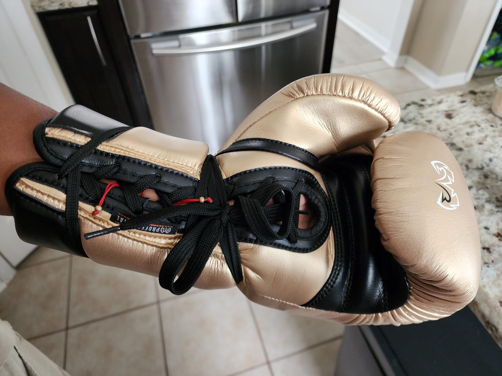 RIVAL Boxing RS1 2.0 Ultra Pro Sparring Gloves, Lace-up Closure - Super-Resistant Microfiber, Soft Inner Lining, and High-Density Padding customer photo 2