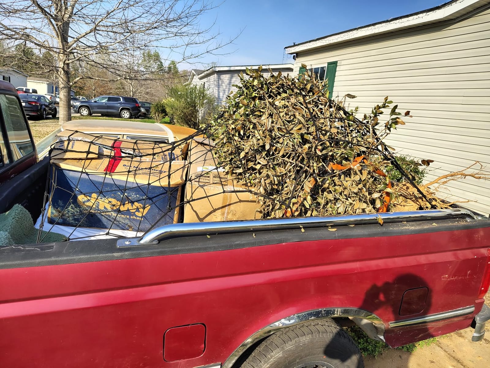 4'x6' Cargo Net for Pickup Truck Bed Stretch to 8'x12' Heavy-Duty 10mm Bed Net customer photo 2