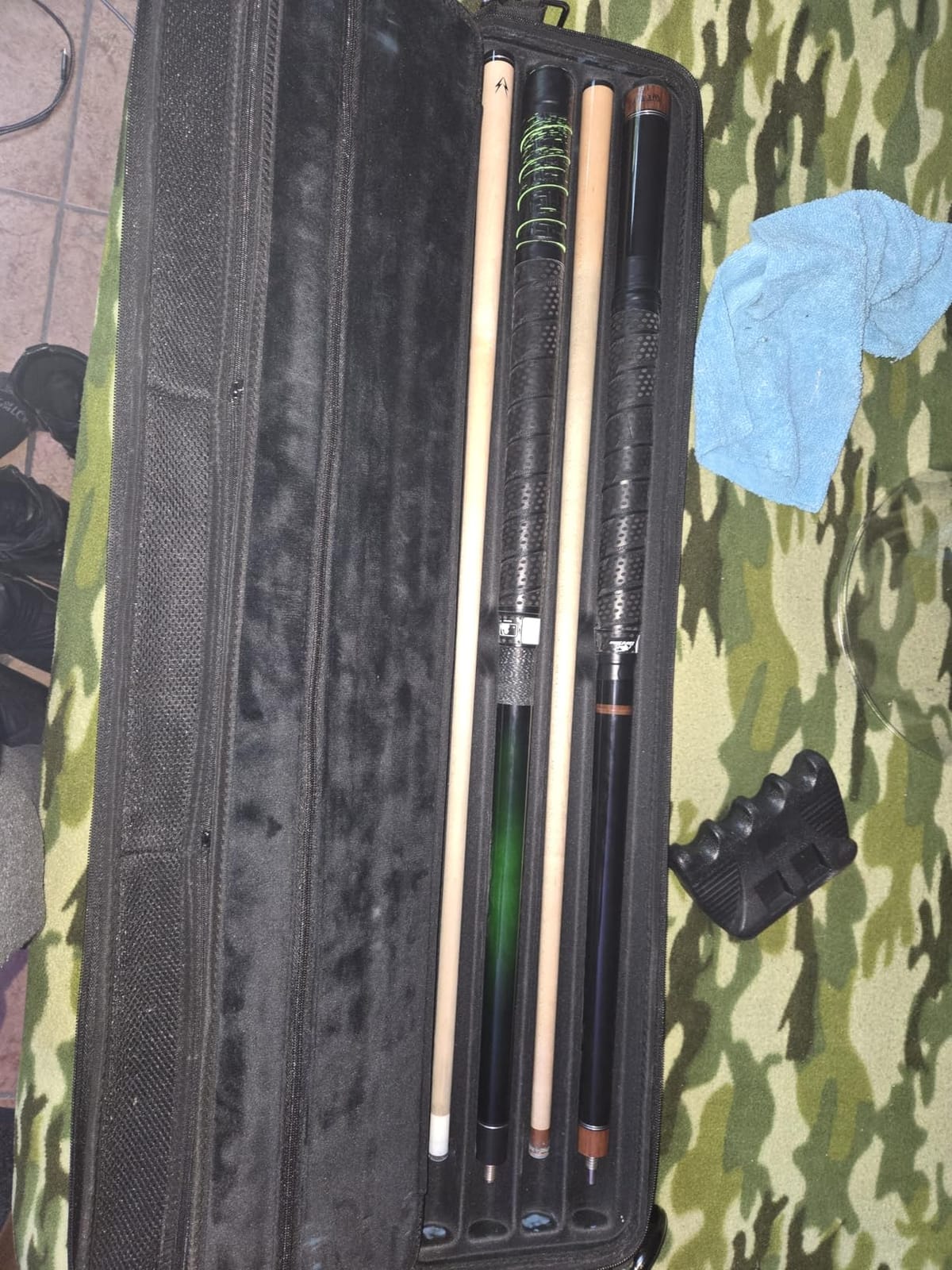 CUEELF Heavy Hitter 3-Piece Break Jump Pool Cue with 13.5mm Tip | 58 inch Canadian Hard Maple Break Cue Delivers Powerful Breaks and Easy Jumps Available in 20oz, 21oz, 22oz, 23oz customer photo 2