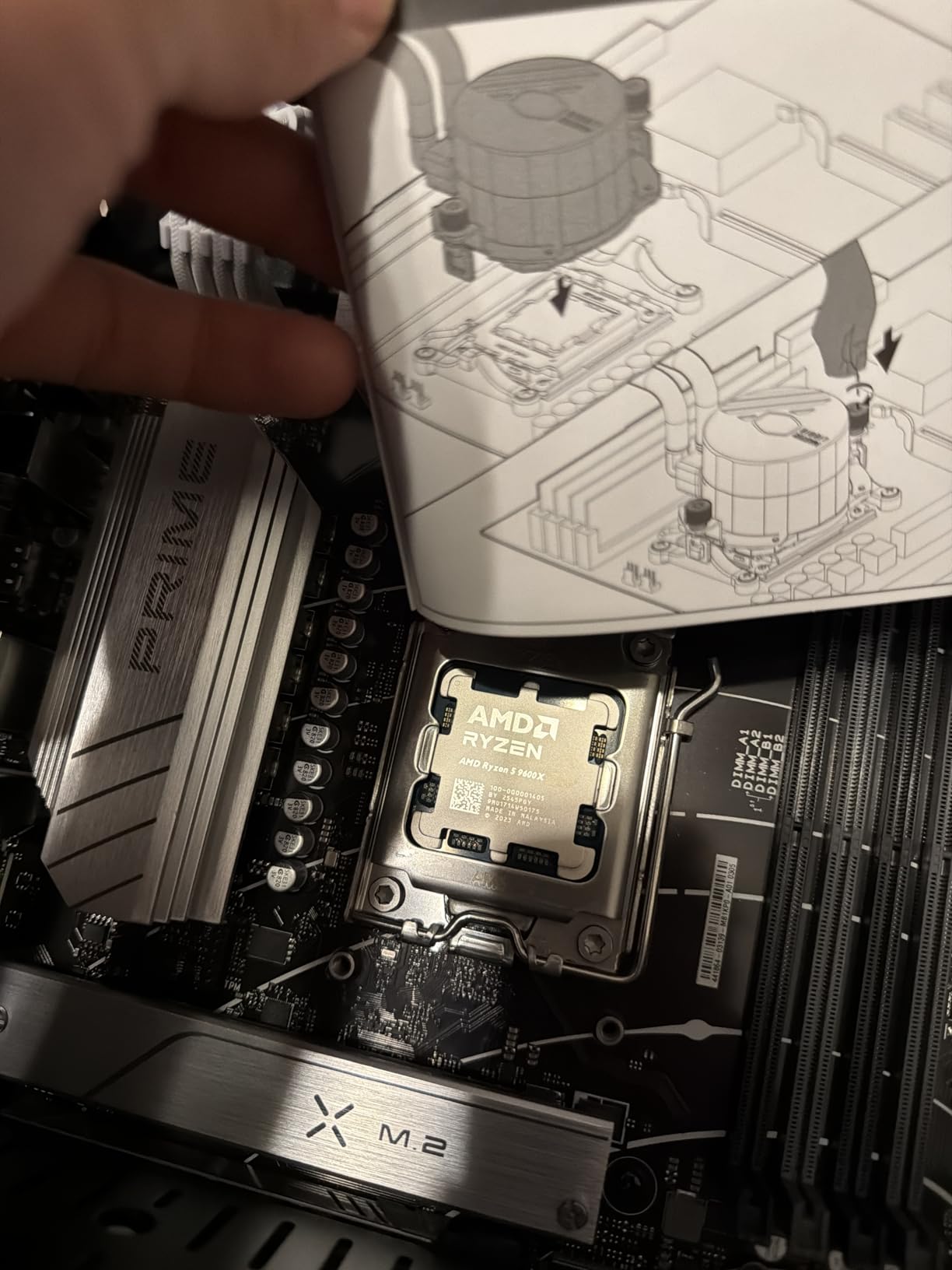 Cooler Master 360L Core AIO CPU Liquid Cooler - 360mm Radiator, 3X ARGB PWM Fans, Patented Gen S Dual-Chamber Pump, Quiet Cooling & Easy Installation, AMD AM5/AM4 & Intel LGA 1851/1700, White customer photo 2