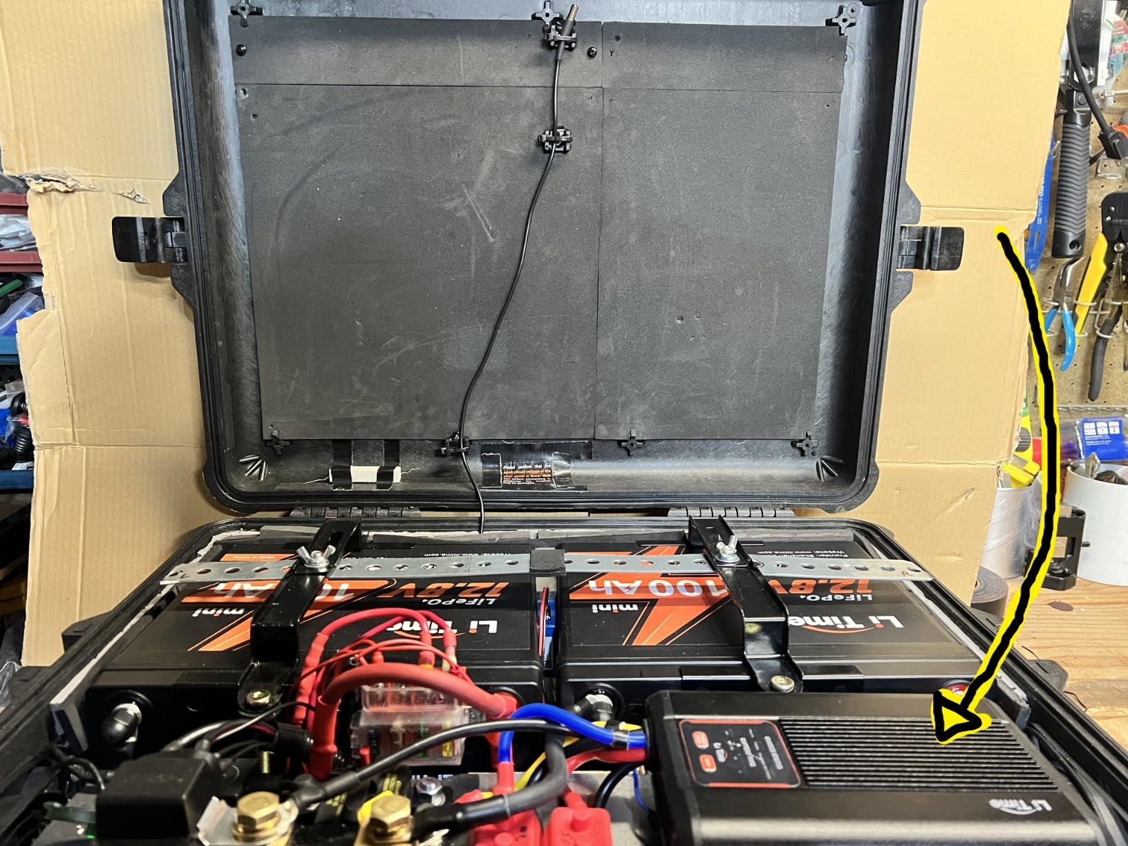 LiTime 12V 40A Lithium Battery Charger, 14.6V Output, Fast DC-DC, with MPPT | For 12.8V LiFePO4 Batteries, Smart Charging for Solar/Alternator Input customer photo 2