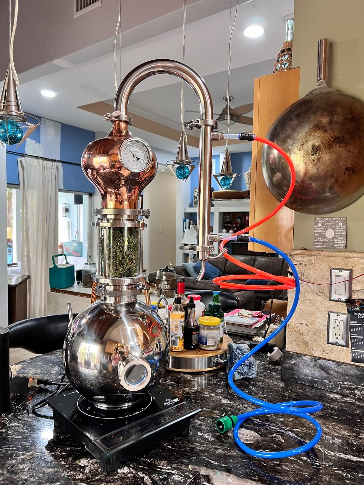 HOOLOO D15 3Gal Alcohol Still Essential Oil Distiller | Copper Still, Alembic Still, Whiskey Still customer photo 1