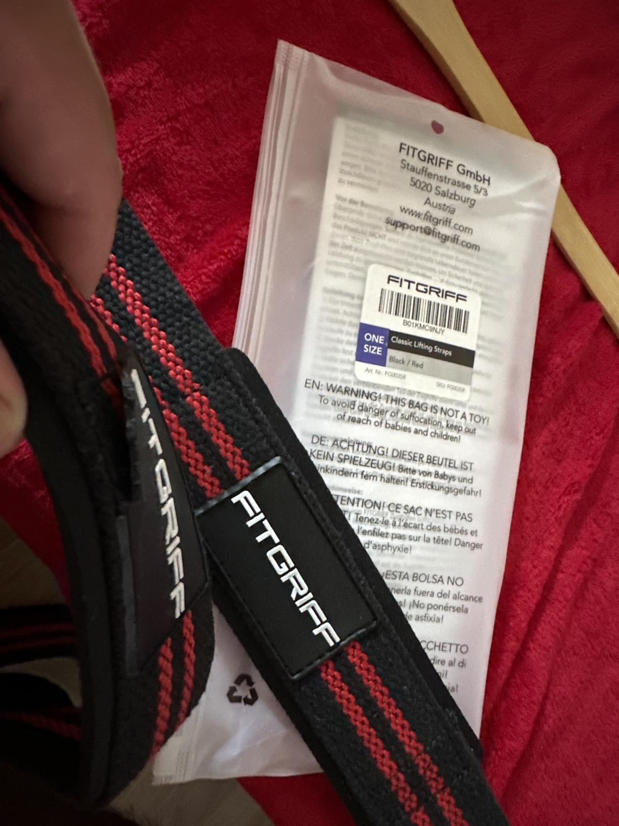 Fitgriff Lifting Wrist Straps for Weightlifting, Gym, Deadlift, Workout (Made of Premium Cotton & Padded) - Men & Women customer photo 2